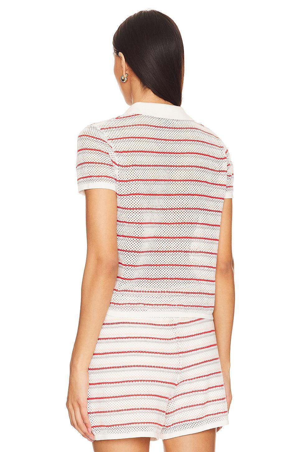 Cotton Mesh Mini Shirt MONROW Product Image