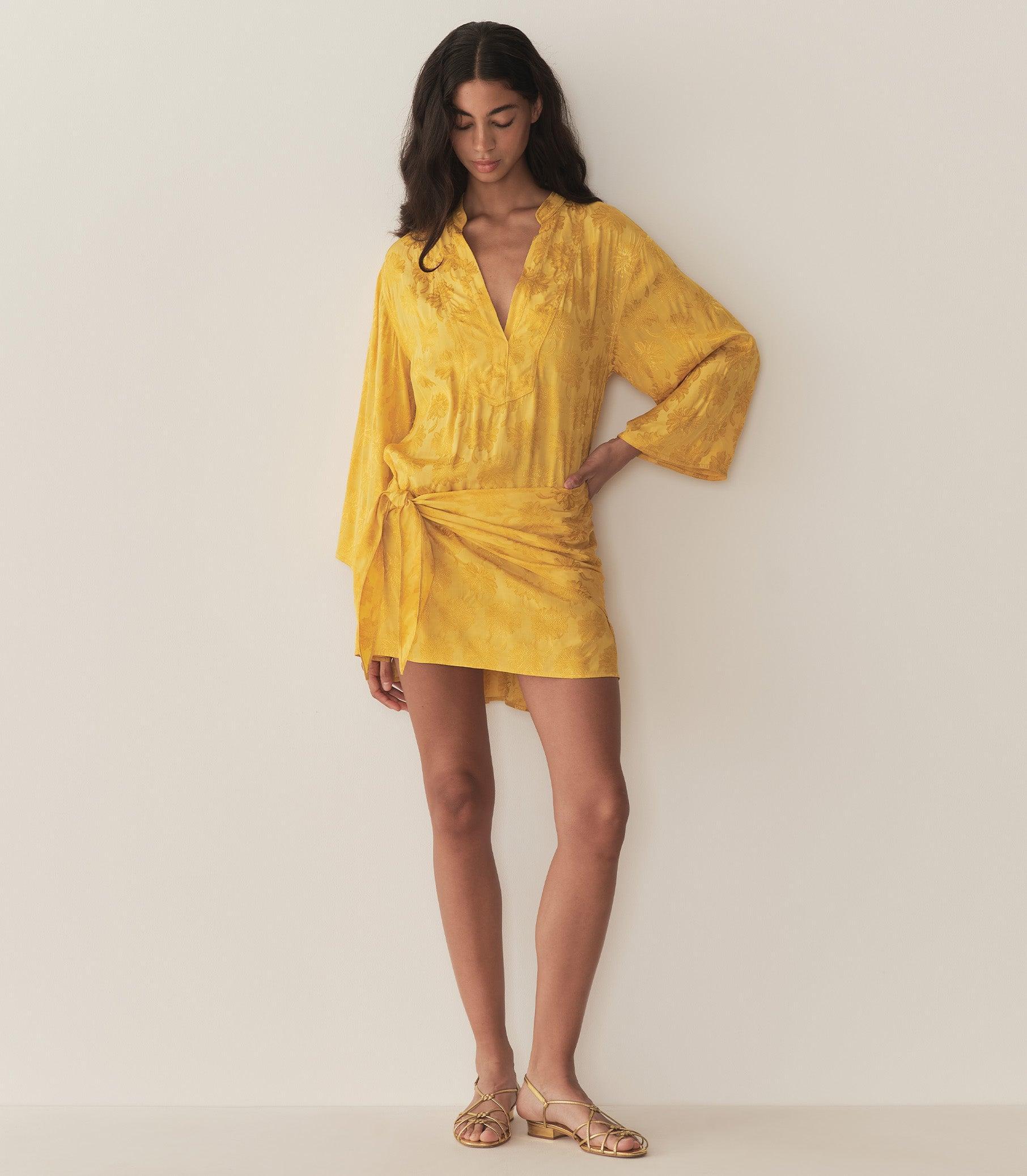 LEONA DRESS -- GILDED MARGUERITE JOLIE Product Image