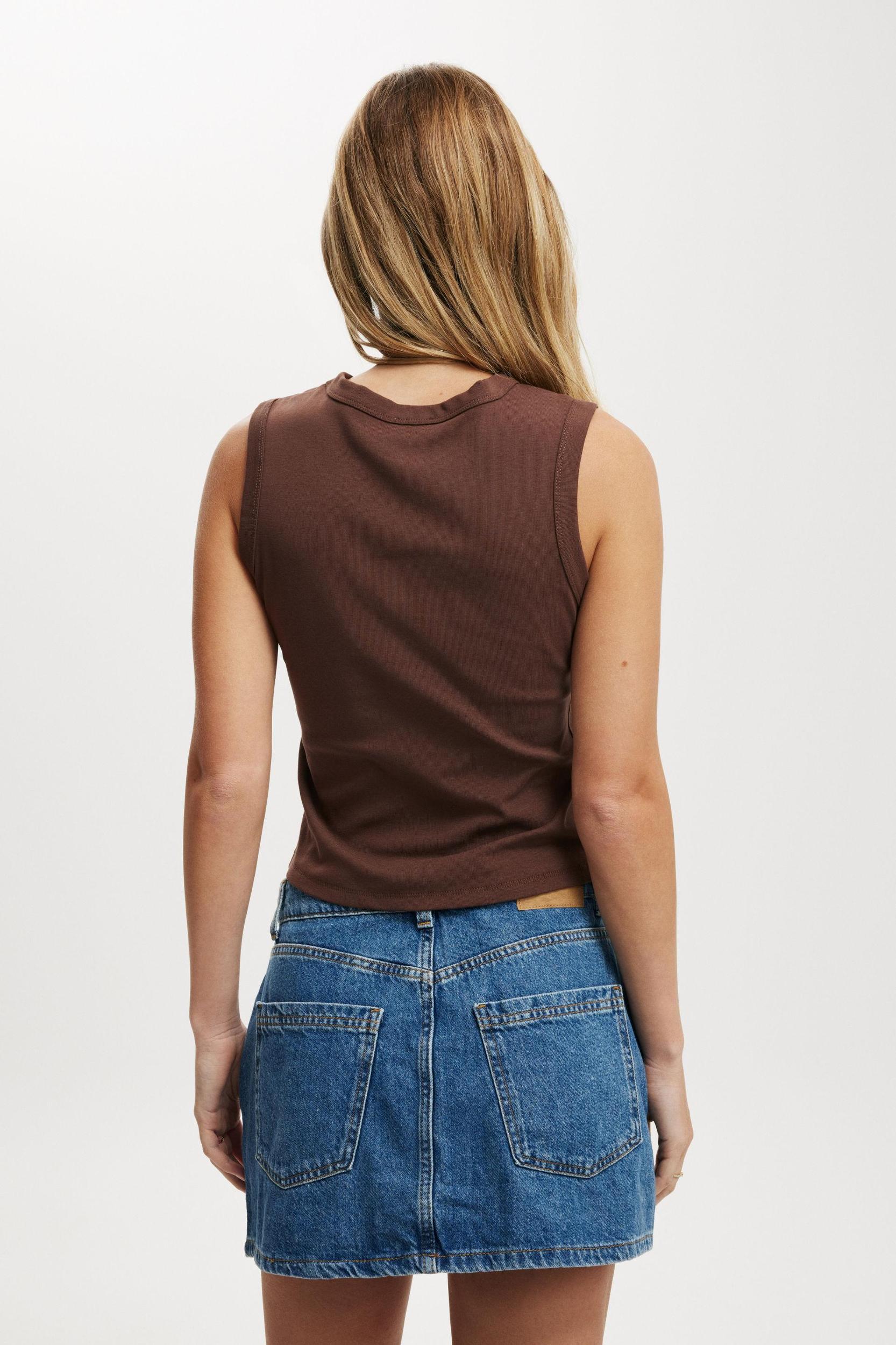 Charlie Button Front Tank Product Image