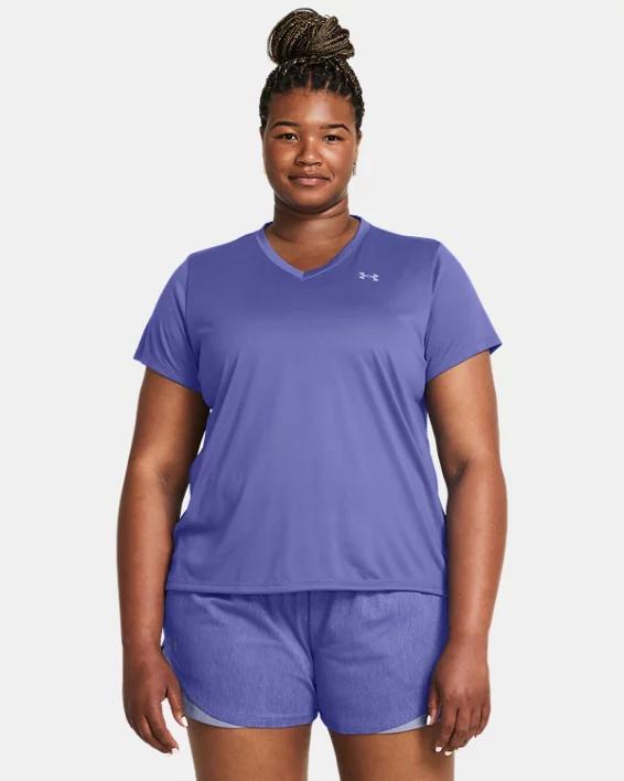 UA Tech Womens V-Neck Short Sleeve Product Image