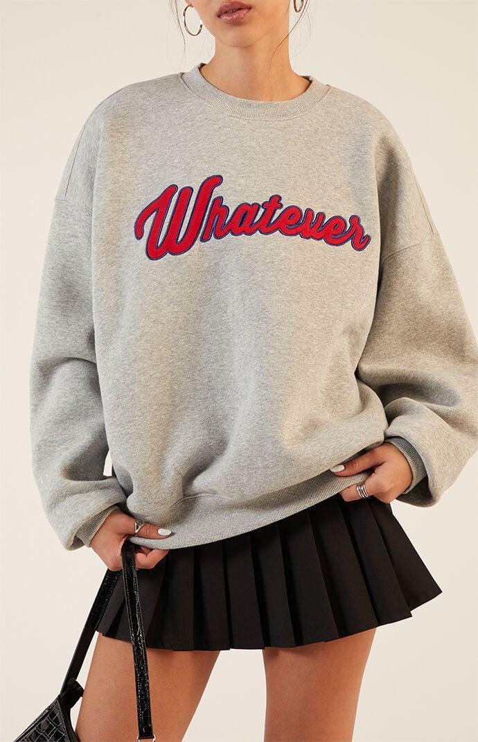 Women's Whatever Crew Neck Sweatshirt Product Image
