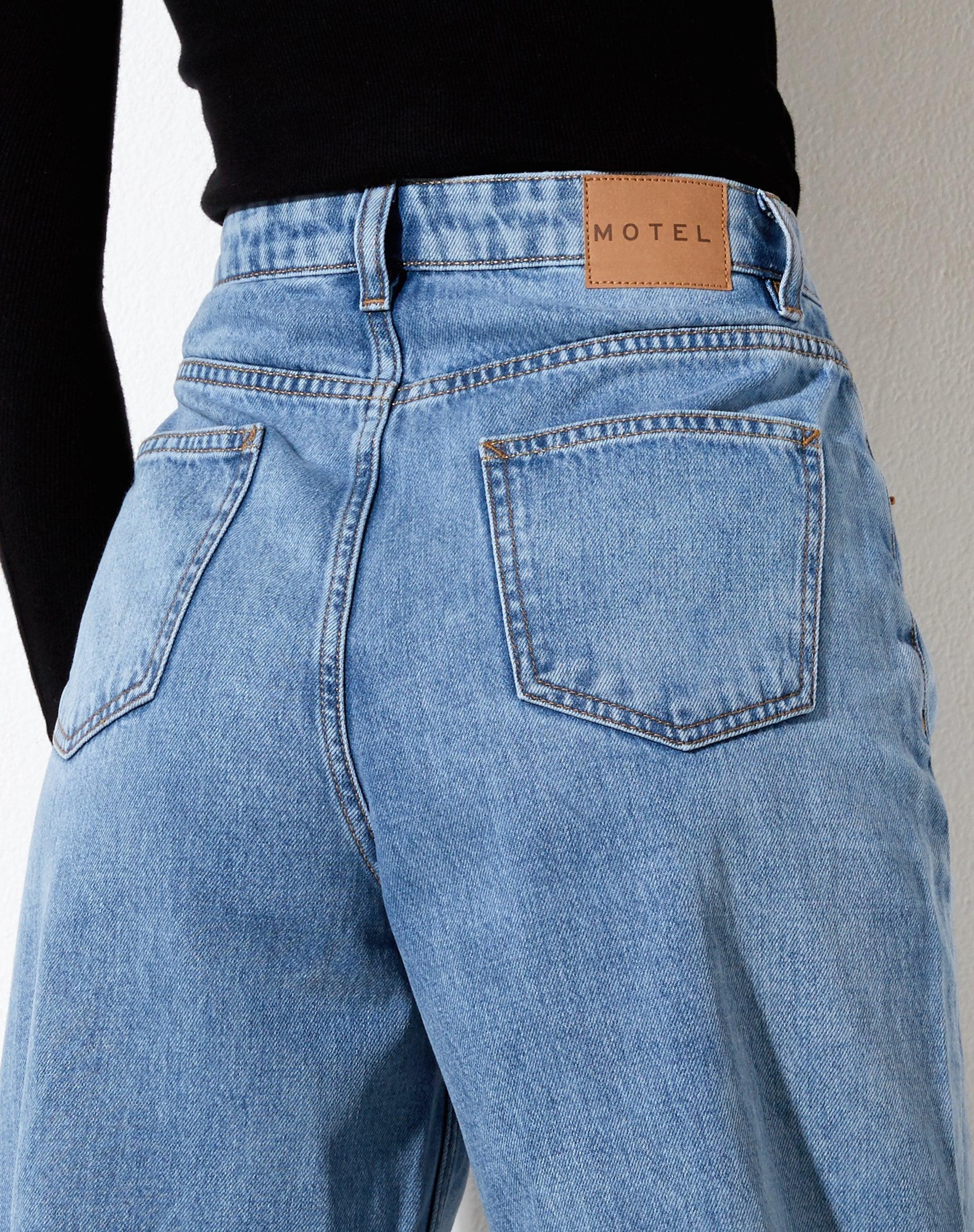 Parallel Jeans in Tonal Light Wash Blue Product Image