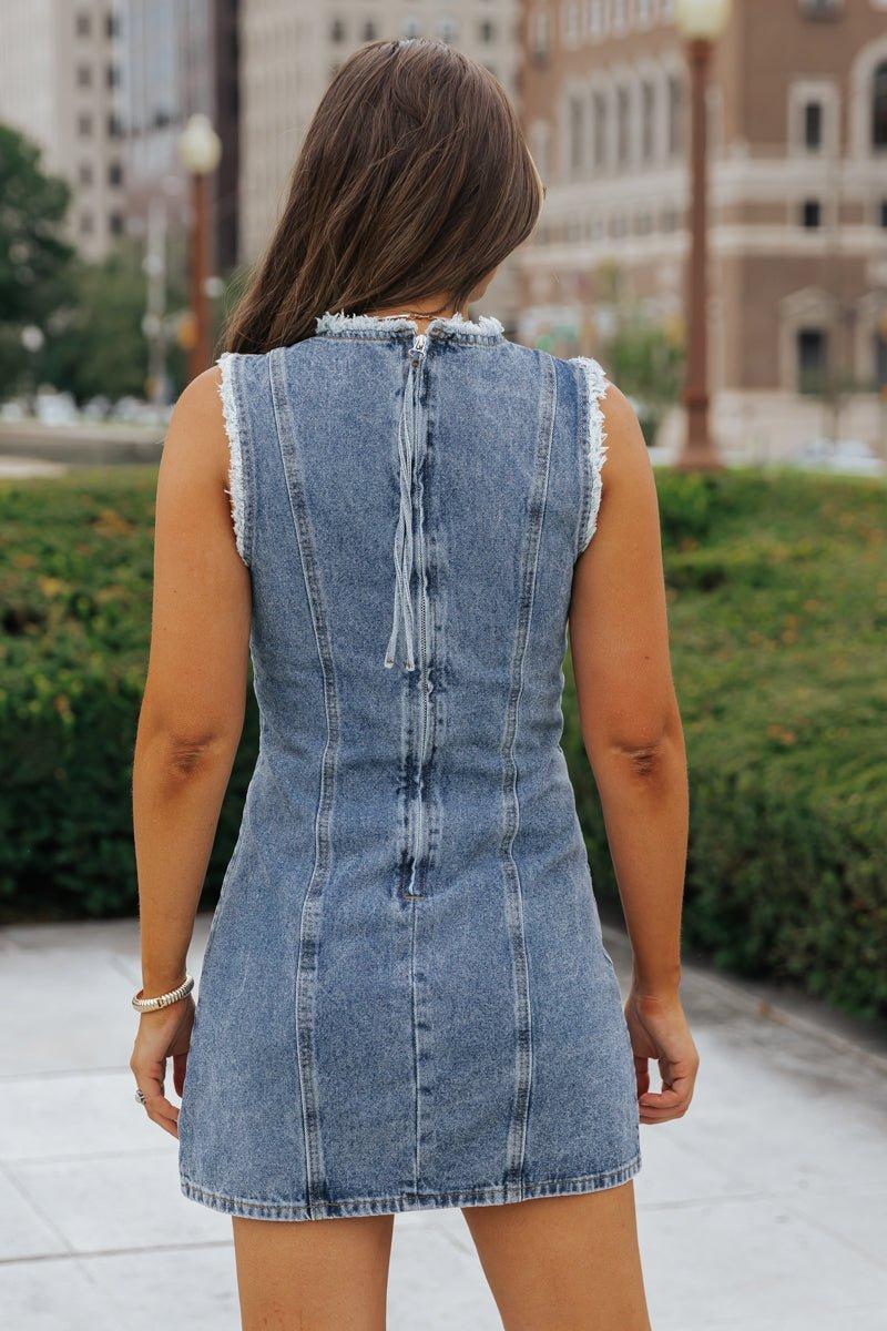 Steve Madden Denim Solara Mini Dress - FINAL SALE Product Image