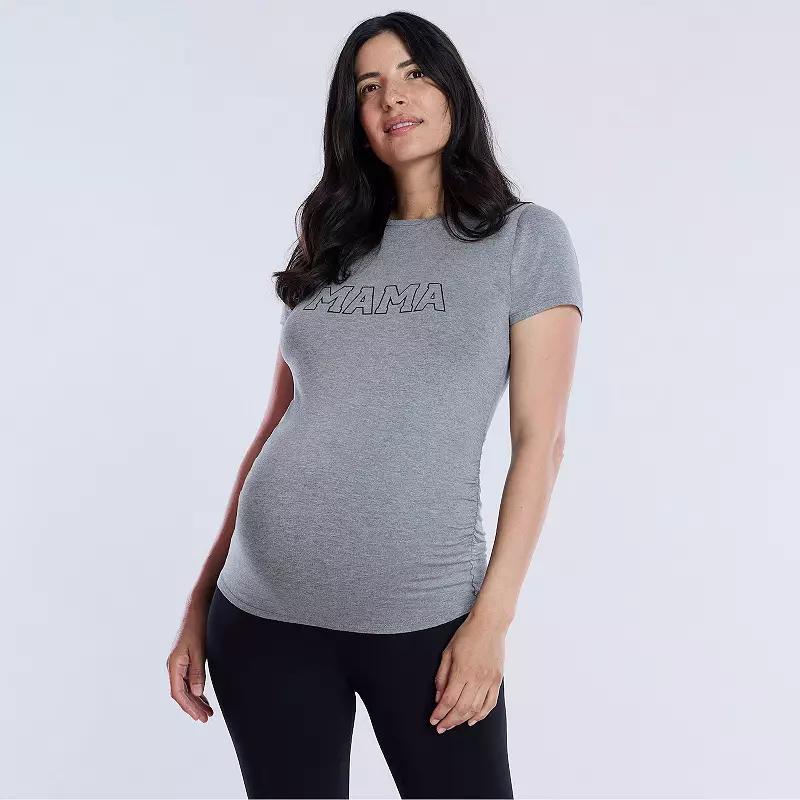 Maternity Motherhood® Mama Graphic Tee, Women's, Size: XS-MAT, Animal Mama Product Image