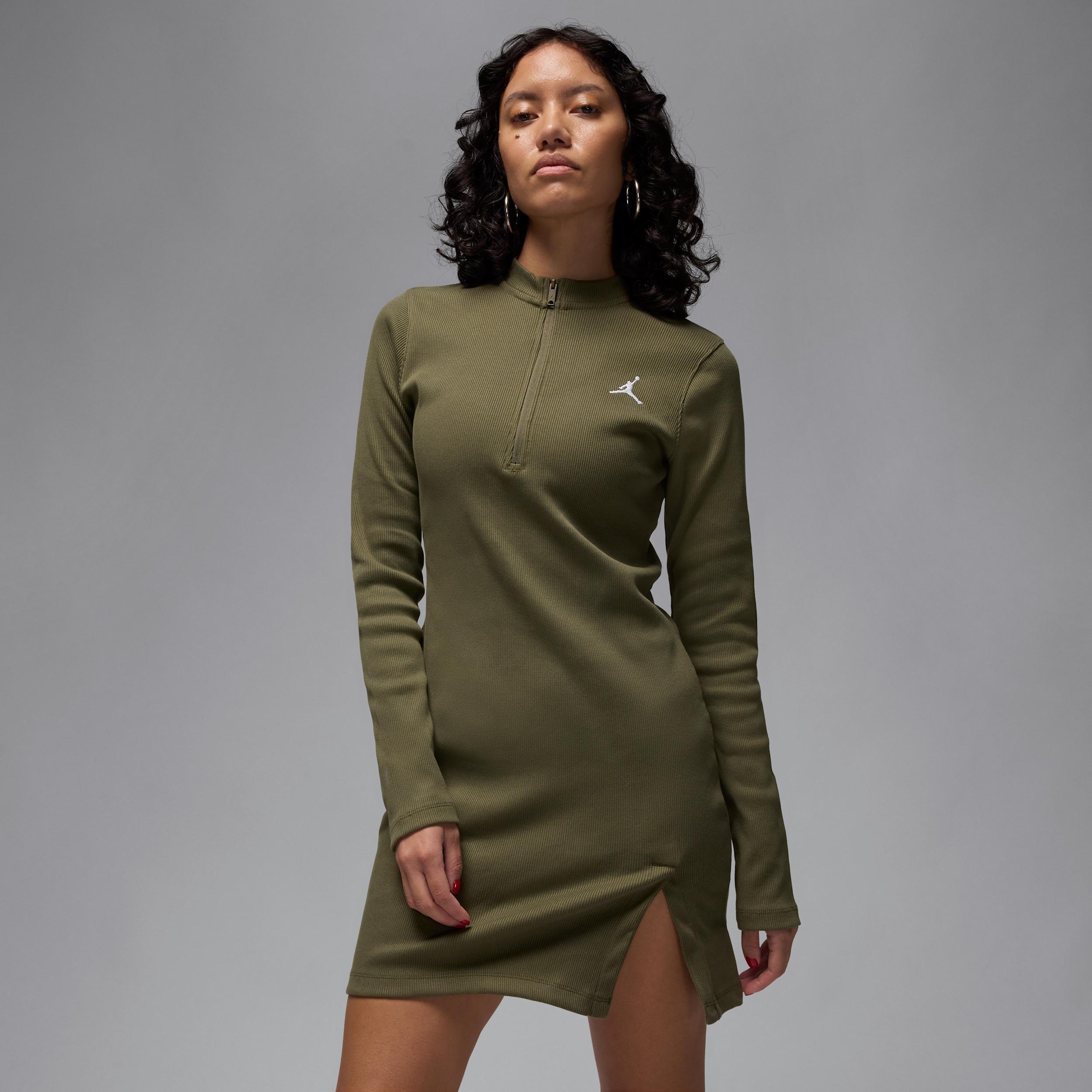 Women's Jordan 1/2-Zip Long-Sleeve Knit Dress Product Image
