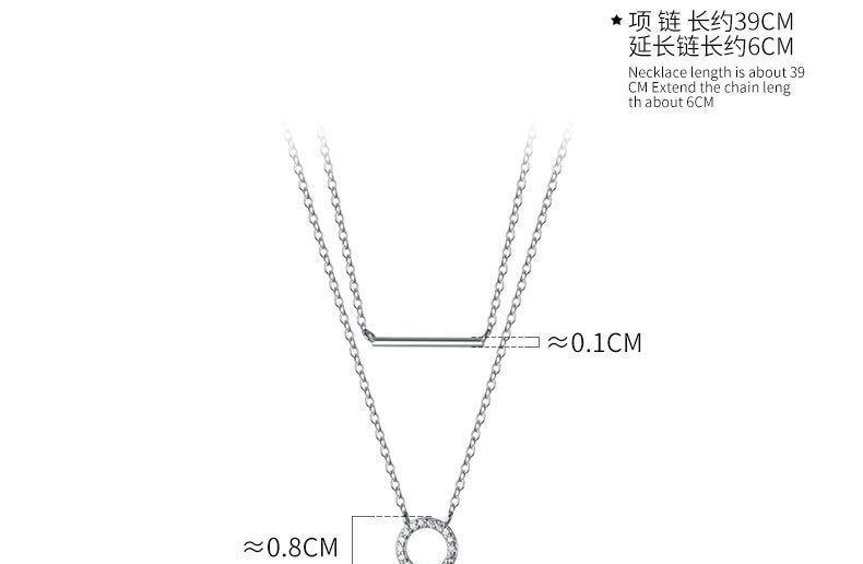 Sterling Silver Layered Necklace Product Image