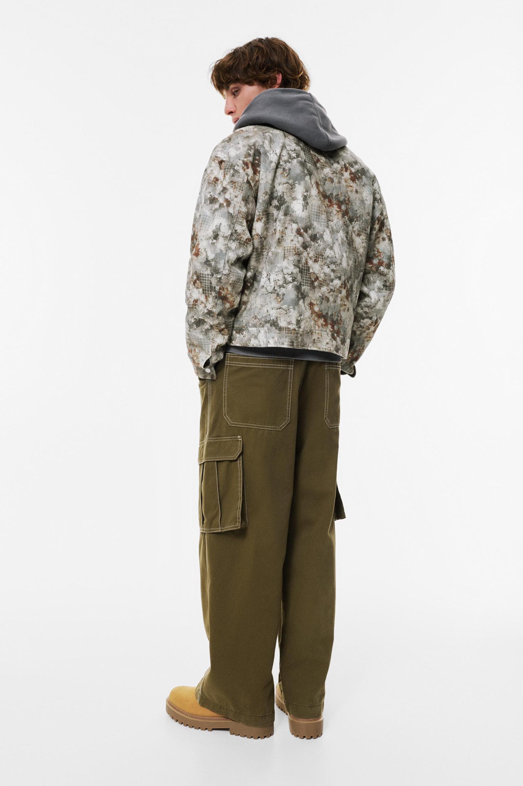 Camouflage print jacket Product Image
