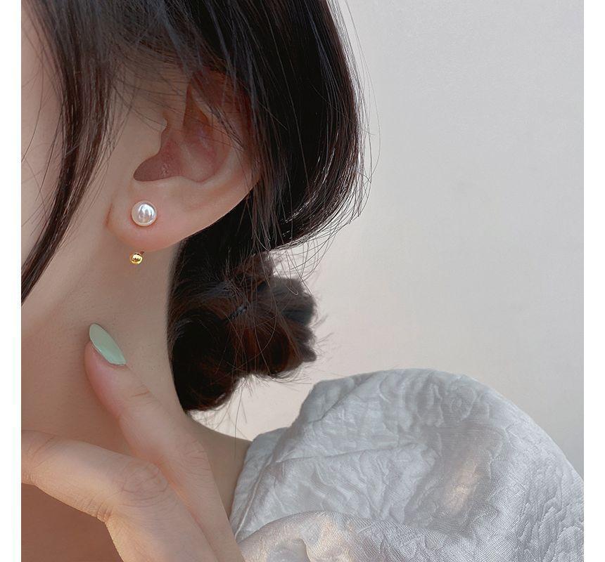 Freshwater Pearl Alloy Earring Product Image