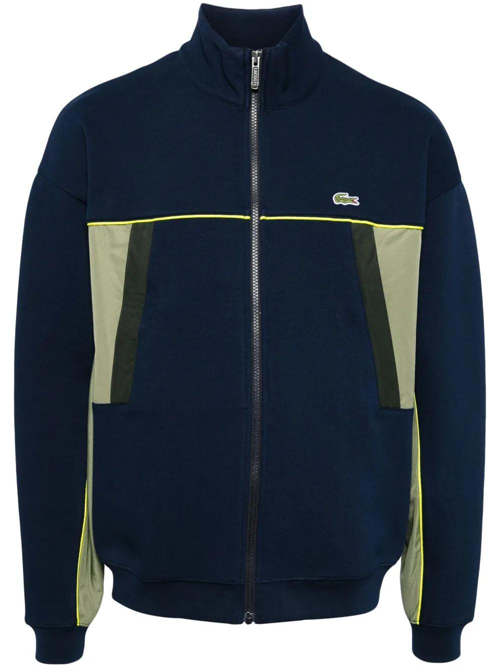logo-patch piqué jacket Product Image