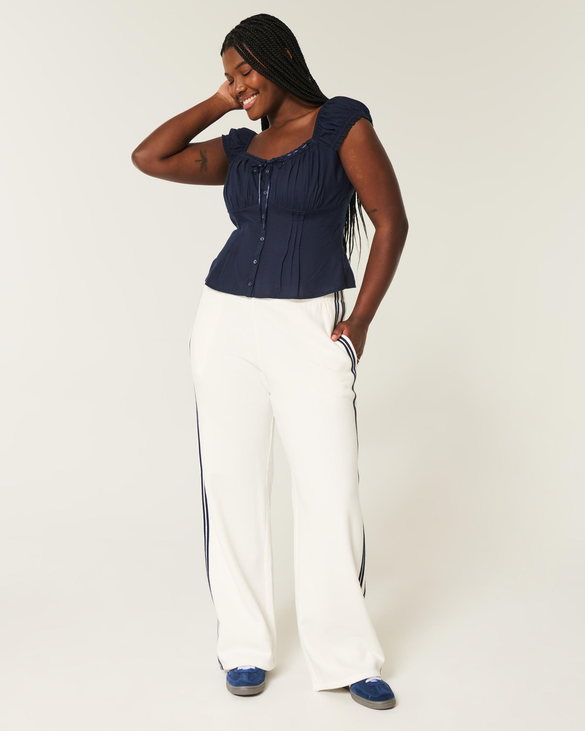 Off-the-Shoulder Pintuck Blouse Product Image