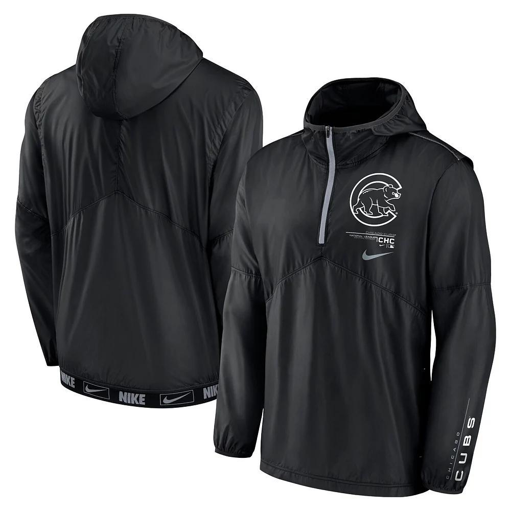Mens Nike St. Louis Cardinals Authentic Night Game Performance Half-Zip Windbreaker Product Image
