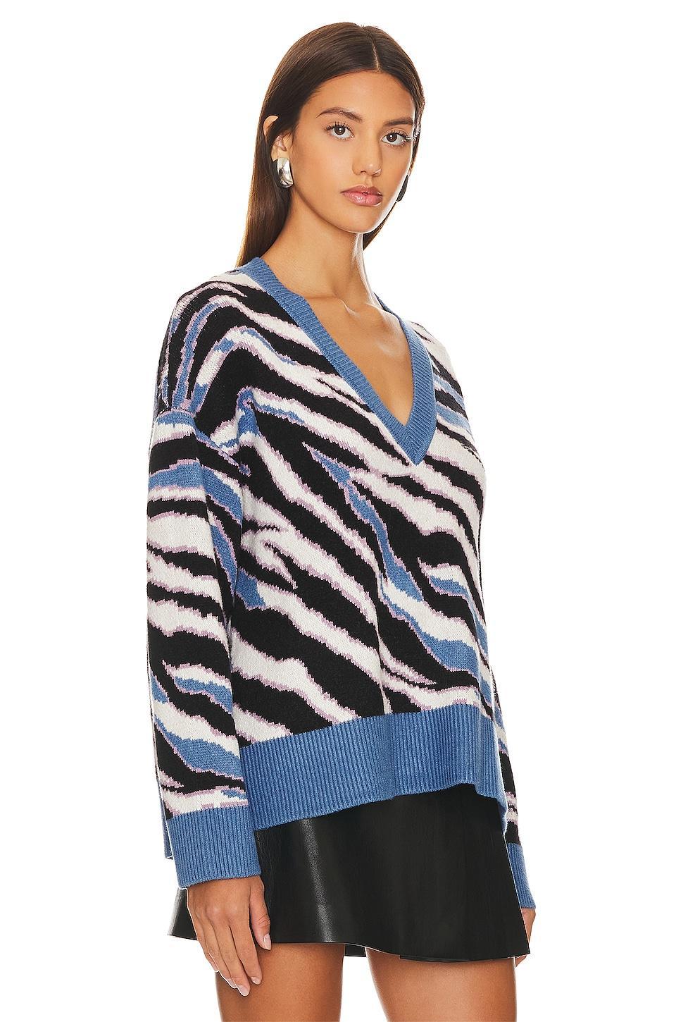 Abstract V Neck Sweater Lovers and Friends Product Image