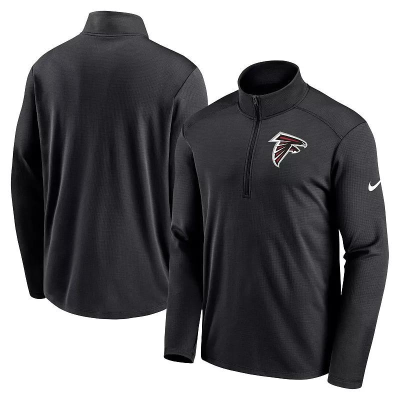 Mens Nike Anthracite Los Angeles Chargers Logo Pacer Performance Half-Zip Jacket Product Image