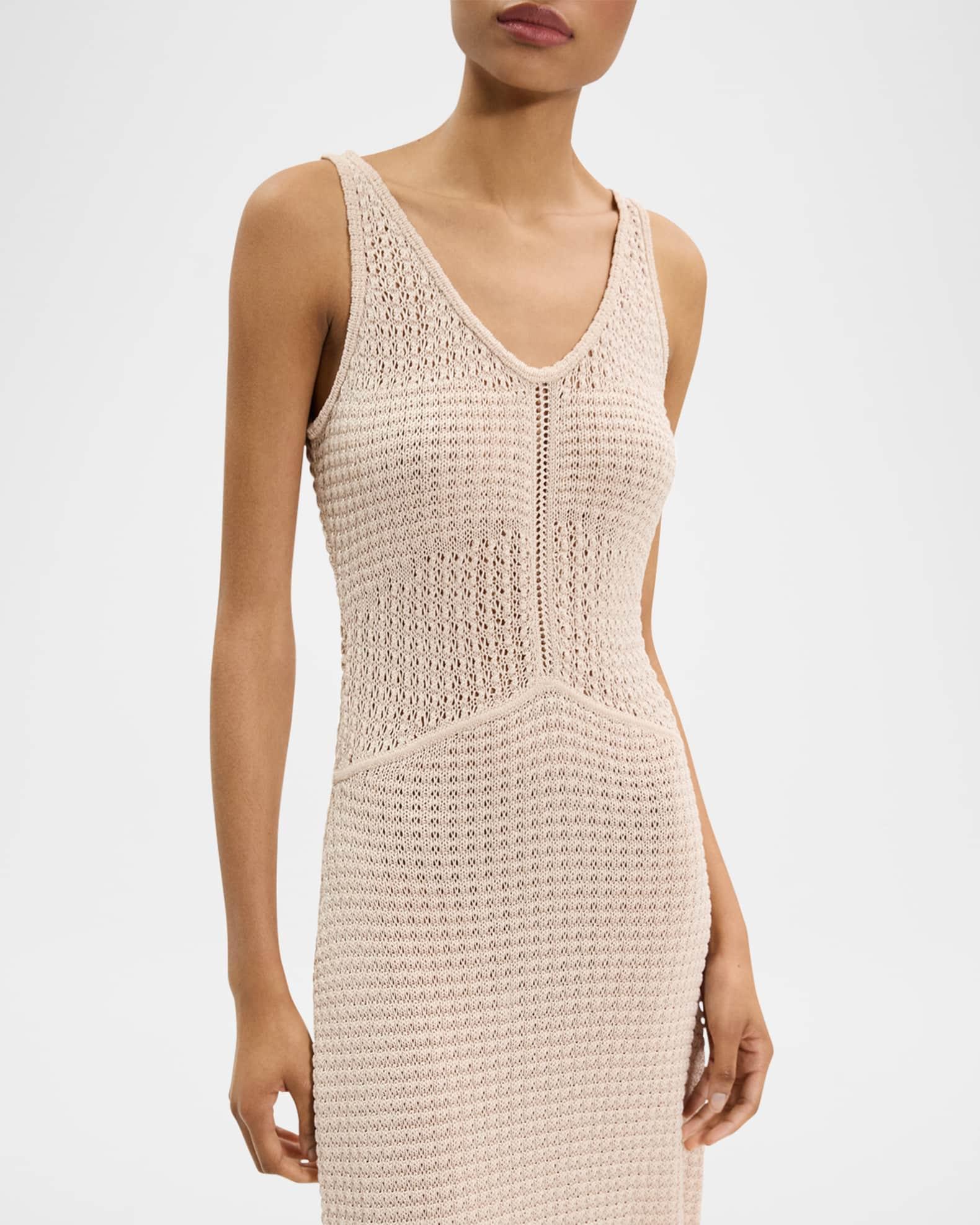 Fitted Midi Tank Dress Product Image