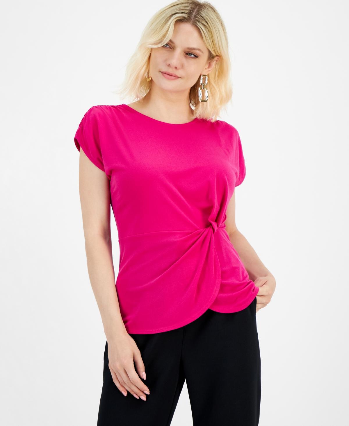 I.n.c. International Concepts Petite Gathered-Waist Top, Created for Macys Product Image