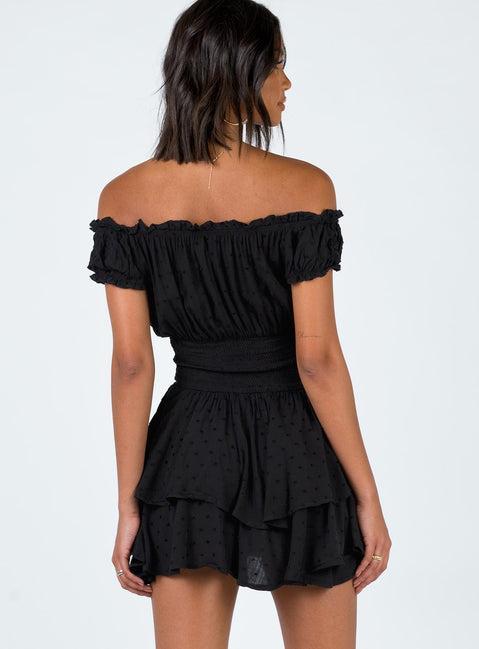The Love Galore Romper Black Product Image