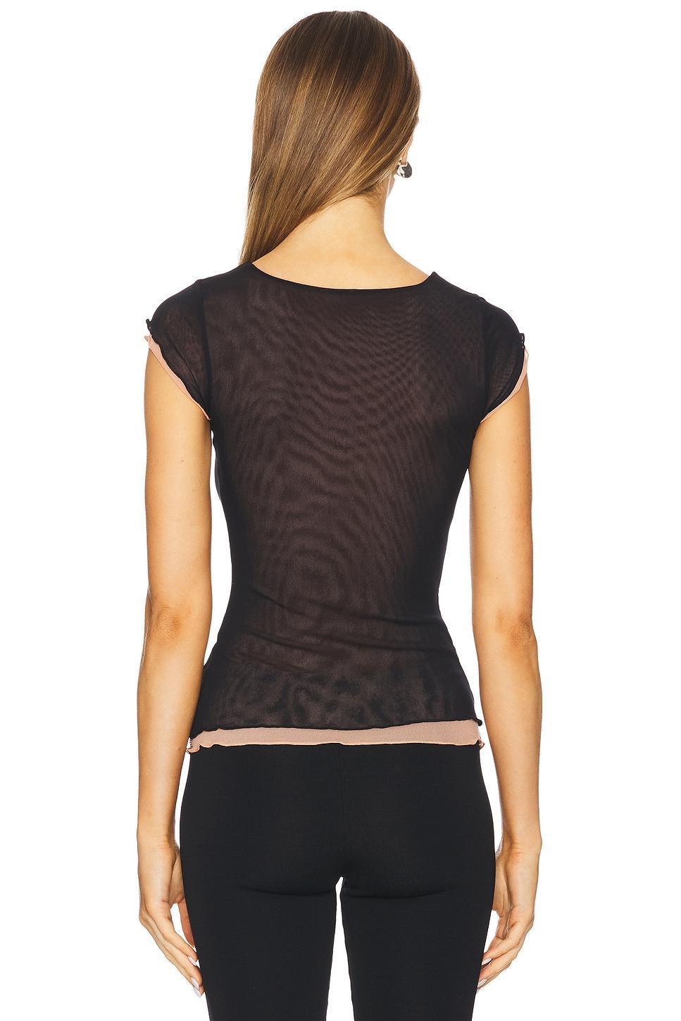 x Intimately FP Double Take Mesh Tee Free People Product Image