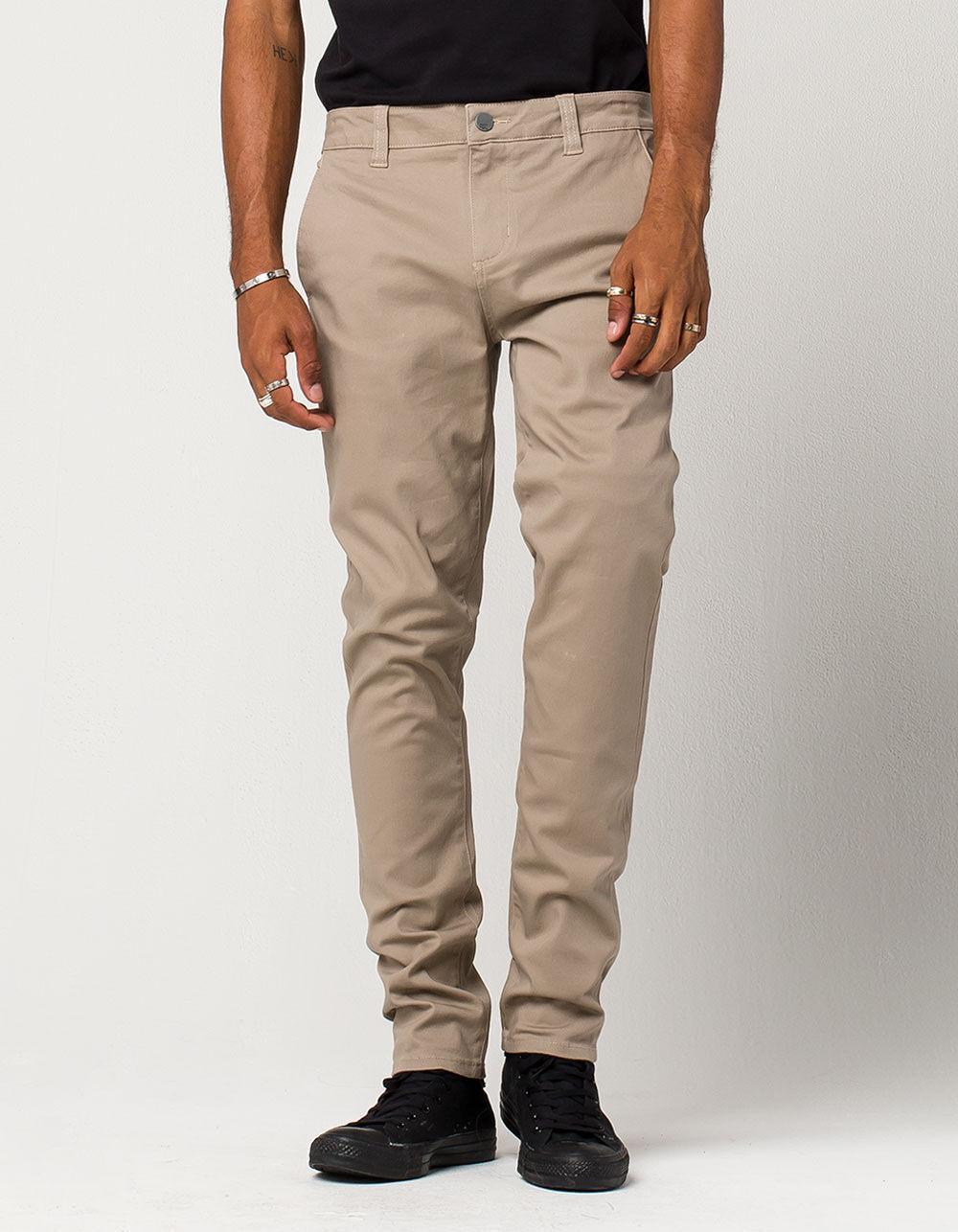 RSQ Seattle Mens Skinny Taper Stretch Chino Pants - LTTAN Product Image