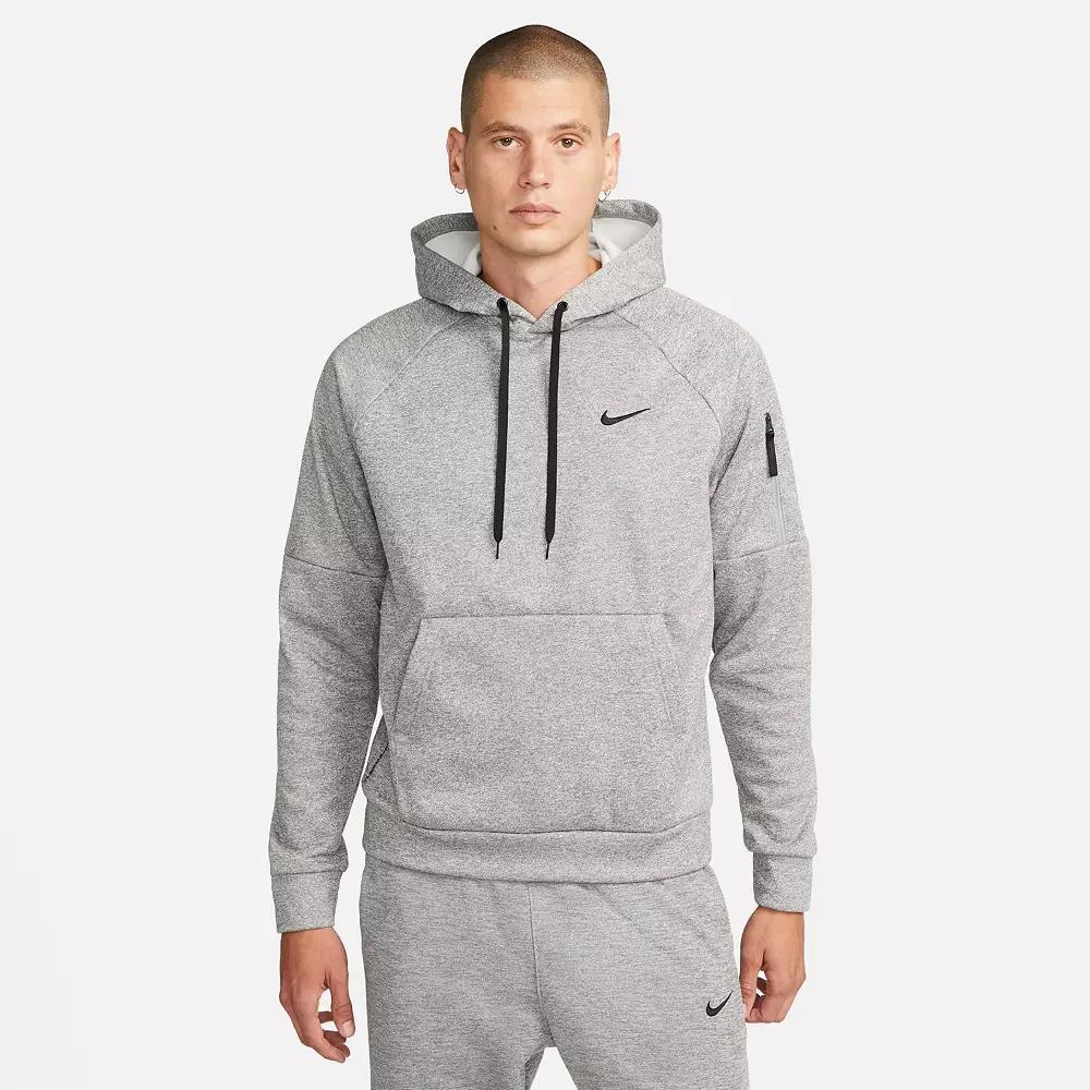 Big & Tall Nike Therma-FIT Pullover Fitness Hoodie, Men's, Size: 3XL Tall, Dark Gray Grey Product Image