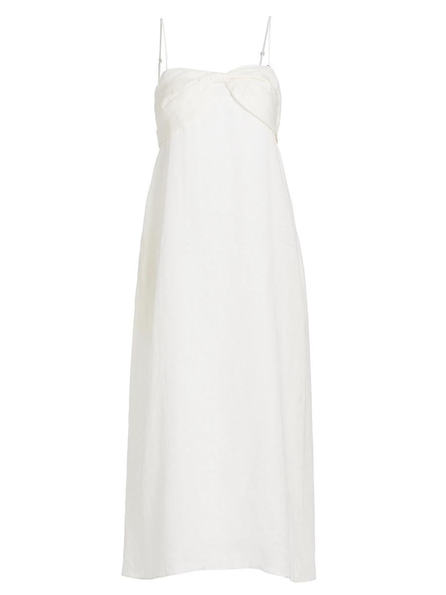 Womens Tilney Linen Midi-Dress Product Image