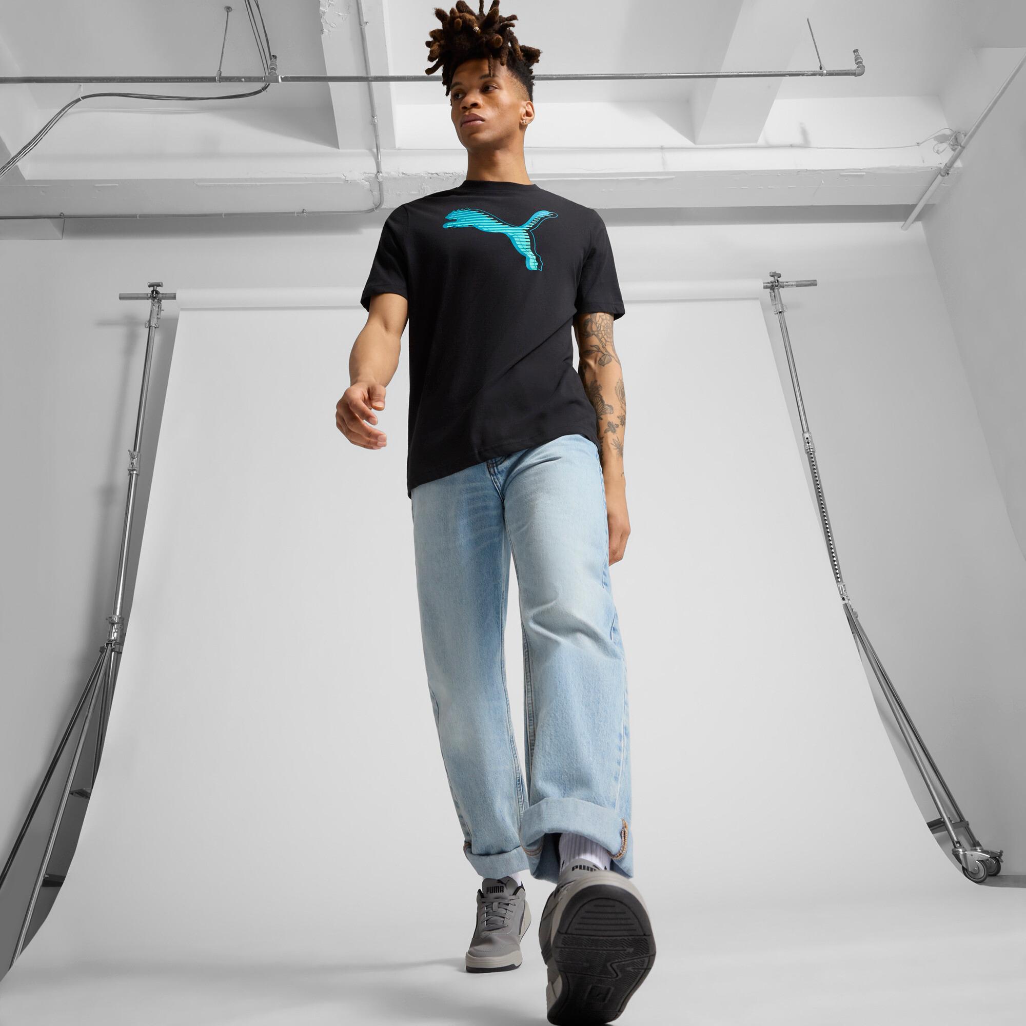 GRAPHICS PUMA Logo Men's T-Shirt Product Image