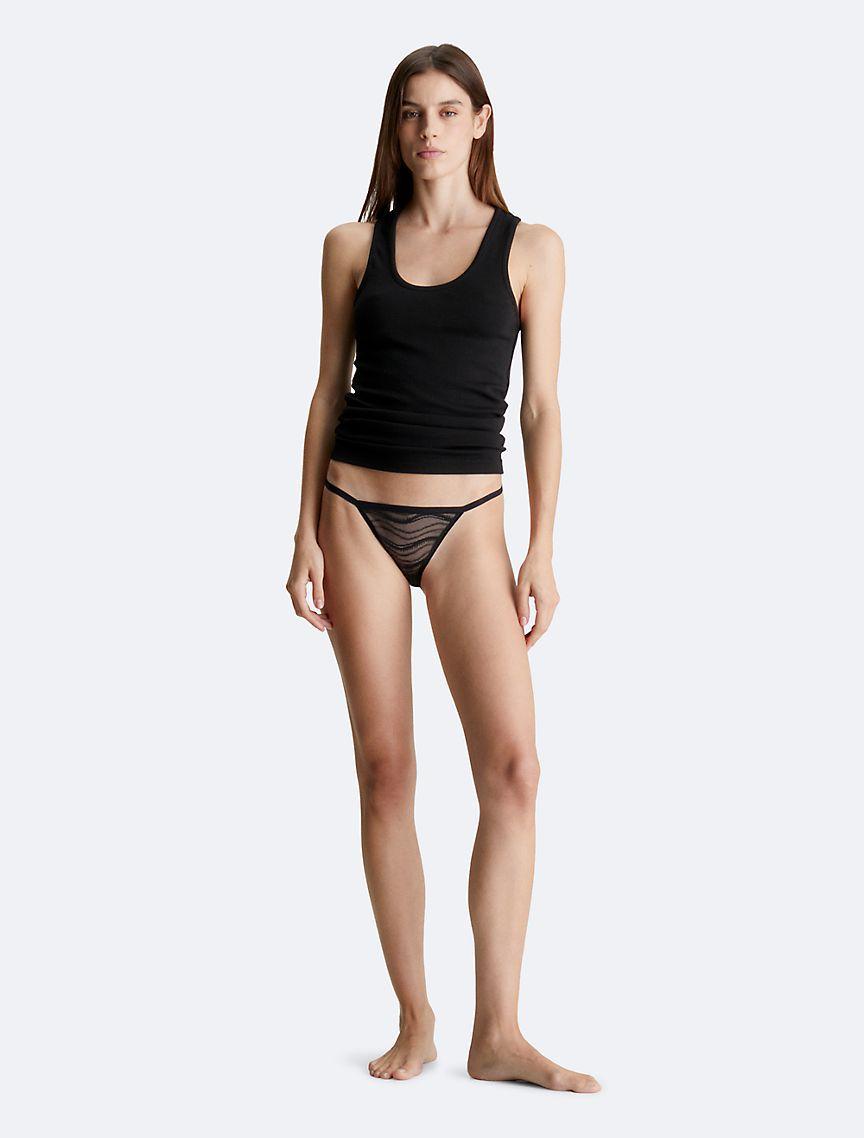 Allover Lace String Bikini Product Image