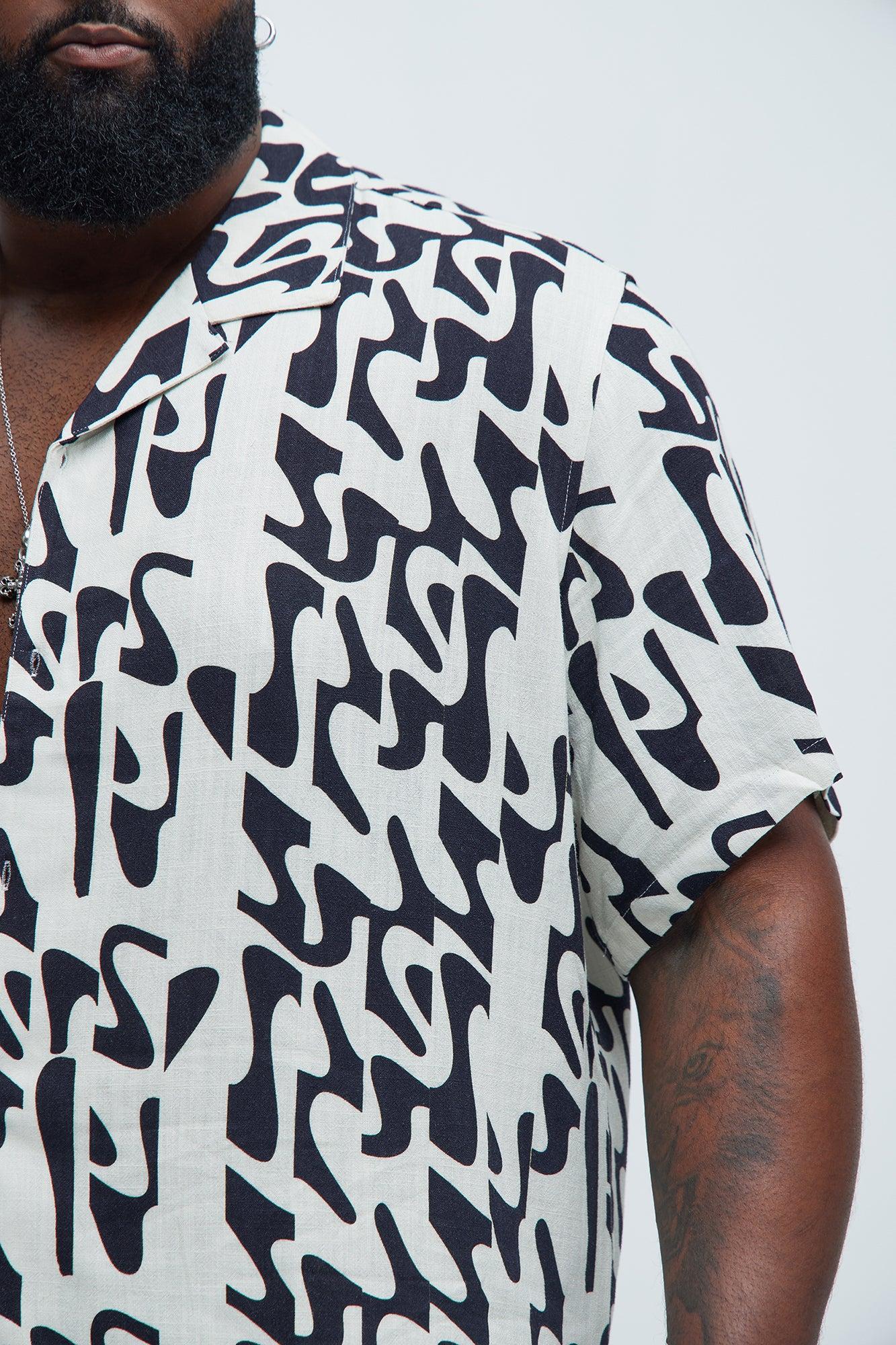 Macullar Linen Shirt - Black/combo Product Image