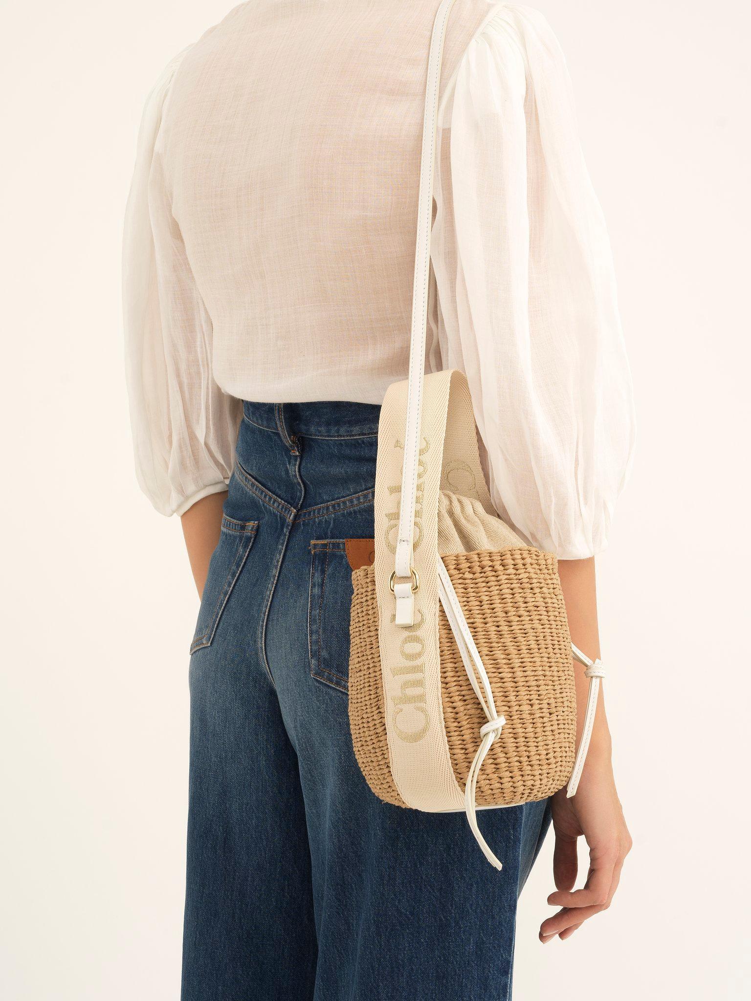 Small Woody basket in natural fibers Product Image