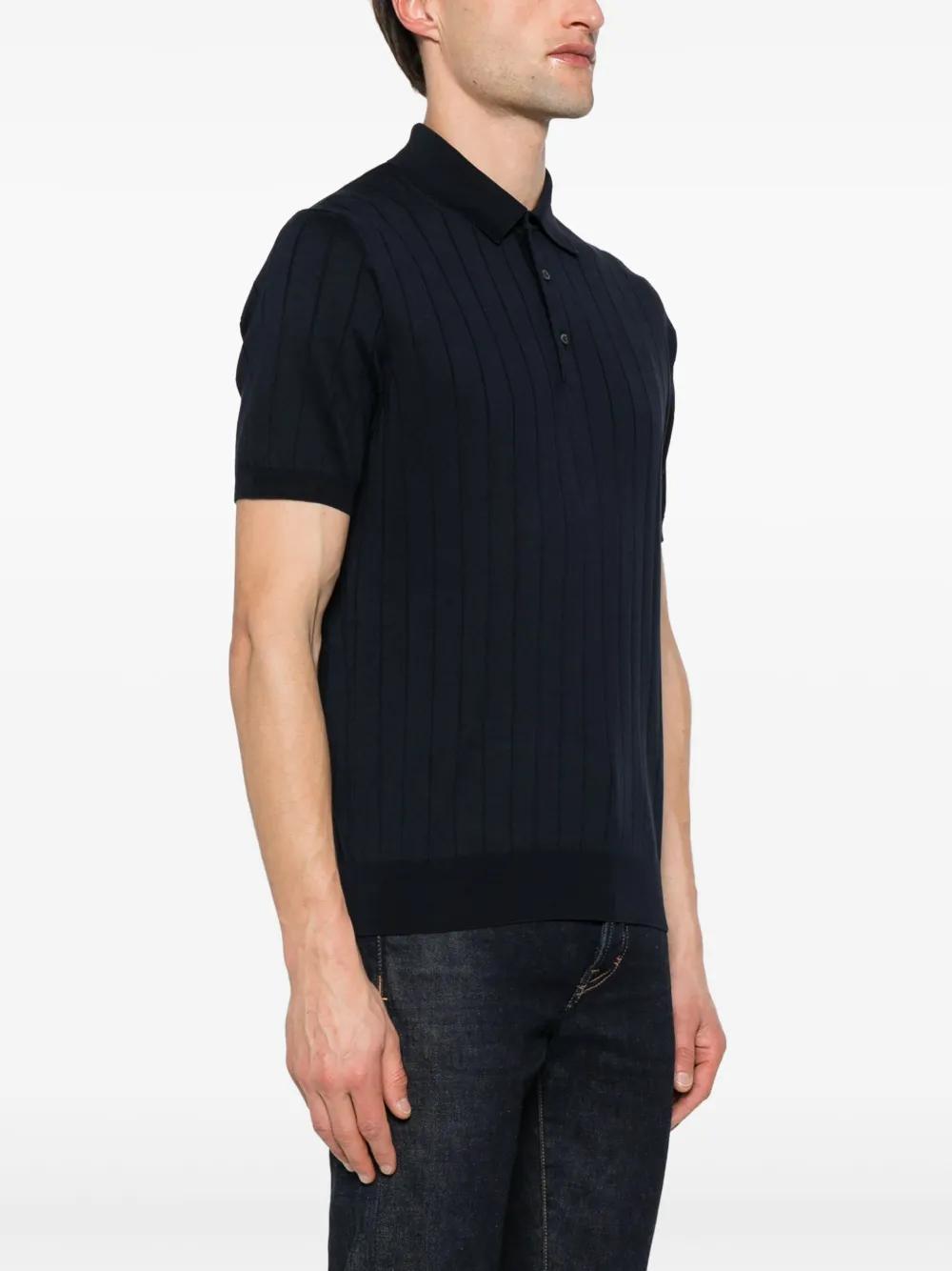 wide-ribbed polo shirt Product Image