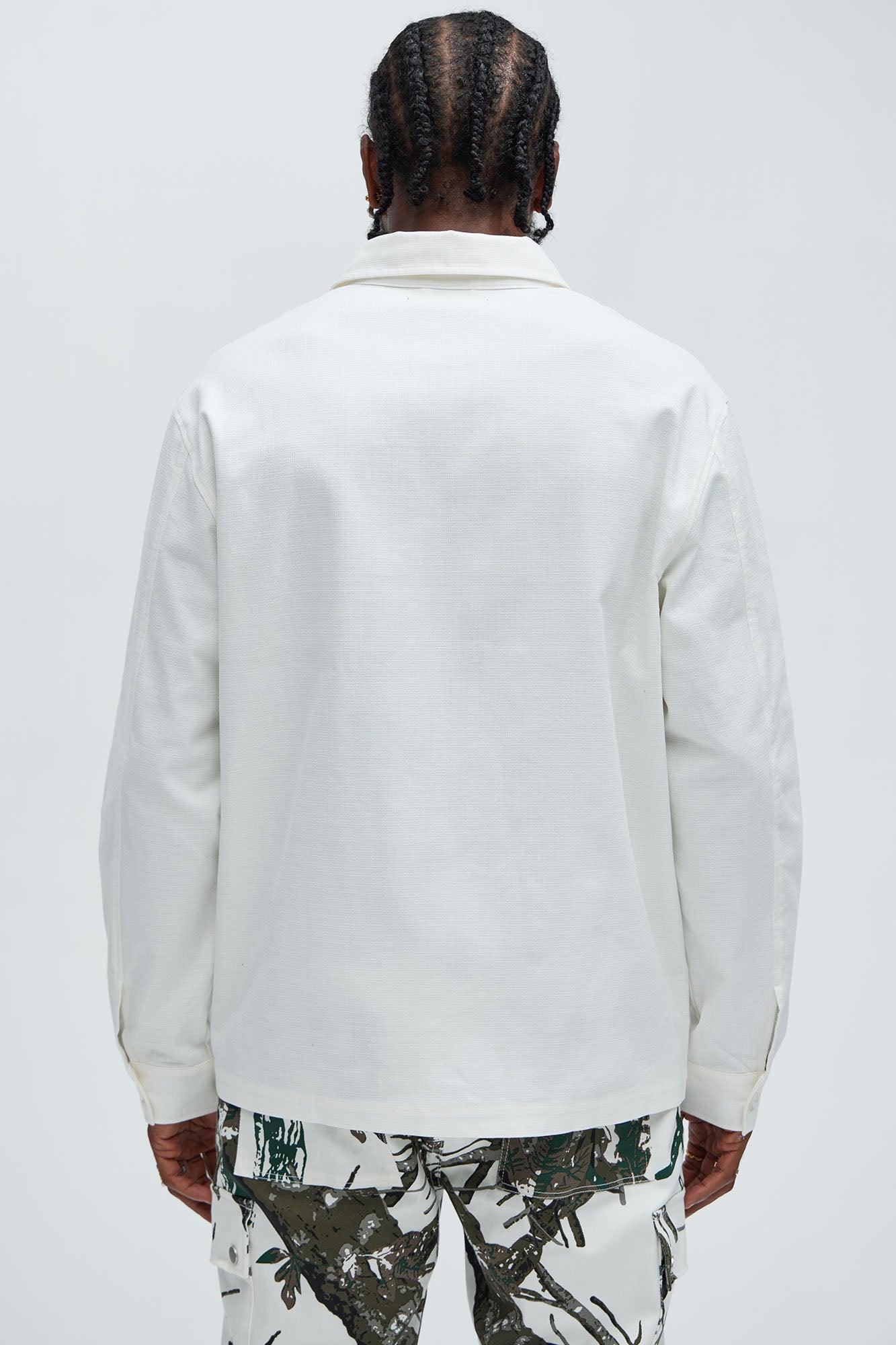 Eastman Pocket Button Up Shirt - Off White Product Image
