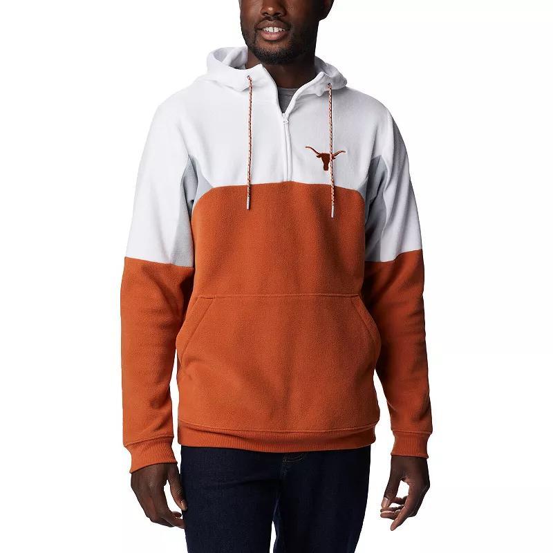 Mens Columbia Burnt Orange Texas Longhorns Lodge Quarter-Zip Hoodie Product Image