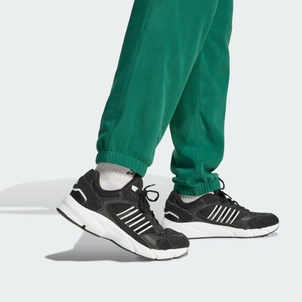 adidas City Escape Polar Fleece Pant Collegiate Green L Mens Product Image