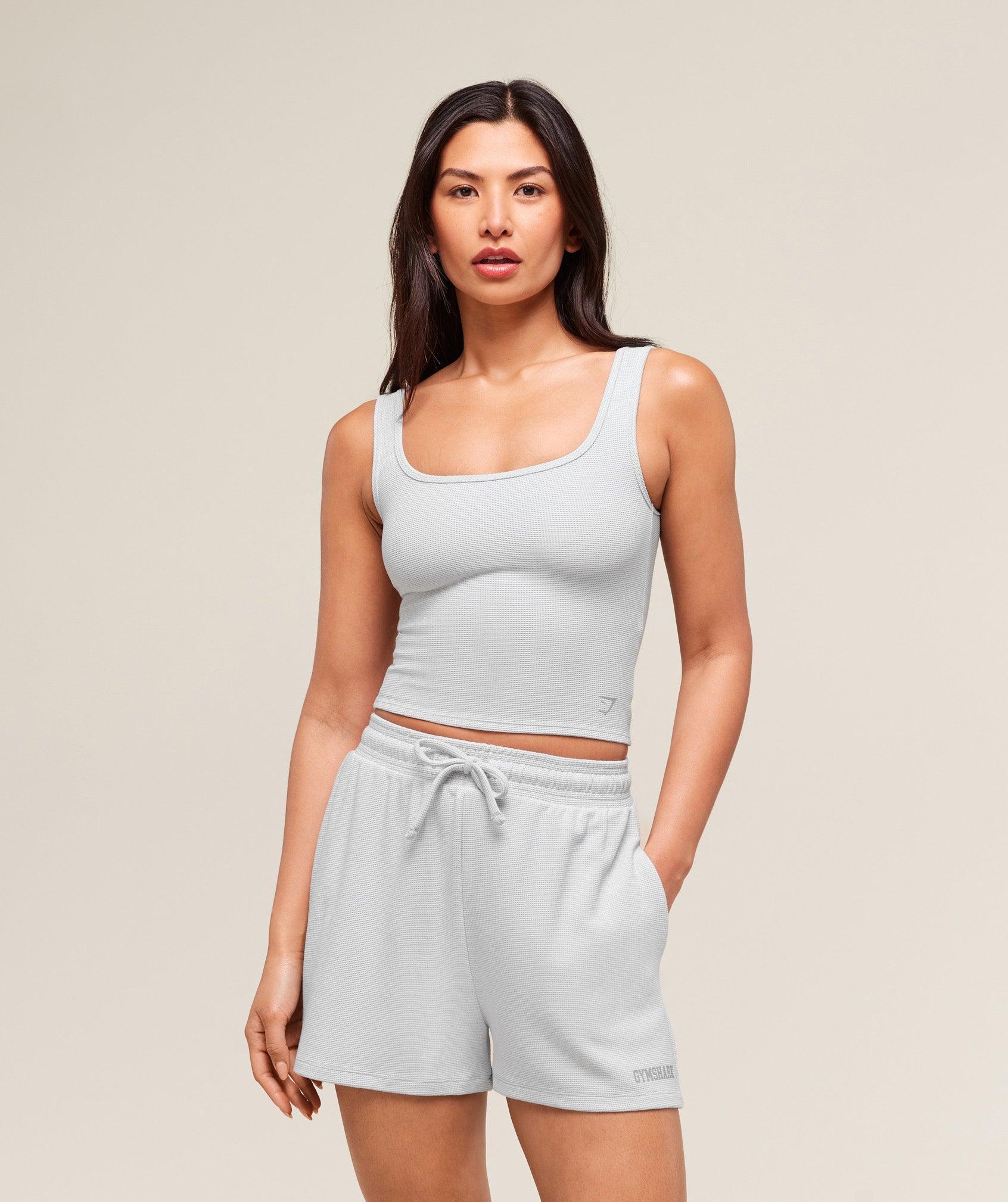 Waffle Cropped Tank Product Image
