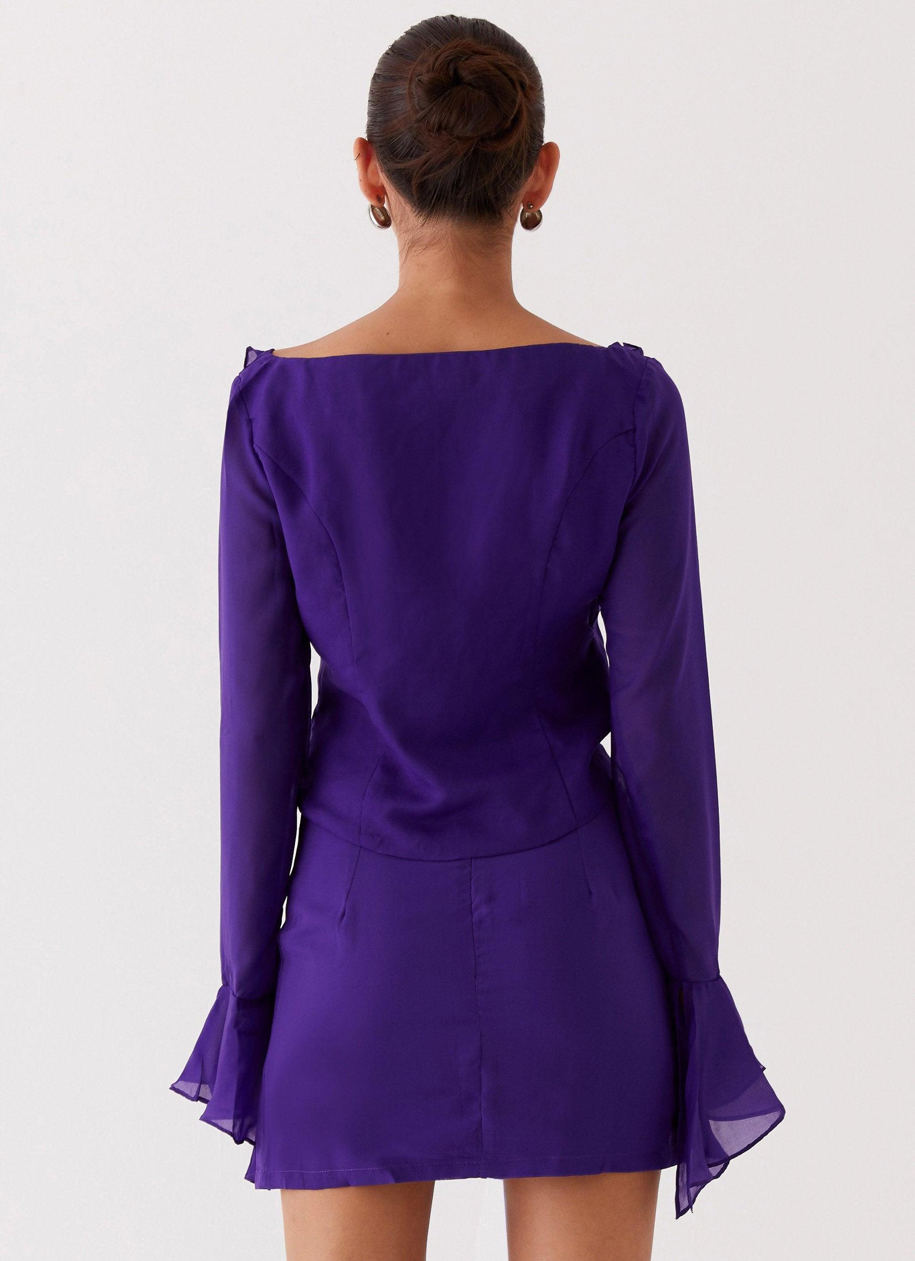My Favourite Part Blouse - Violet Product Image