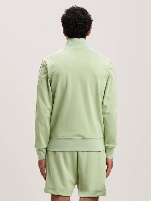 CLASSIC LOGO BOMBER TRACK JKT BURGUNDY - Product Image