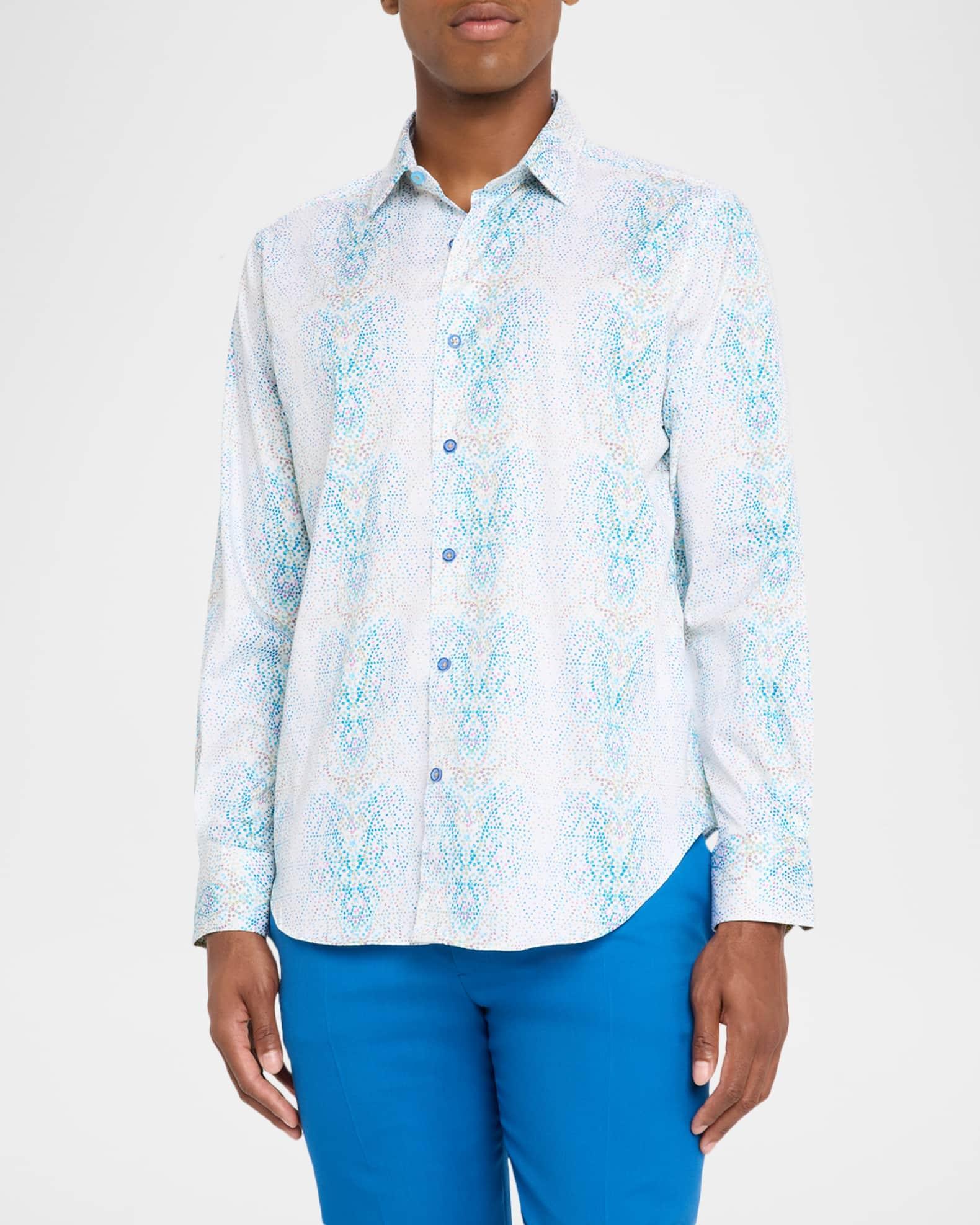 Men's Fuerteventura Cotton-Stretch Sport Shirt Product Image