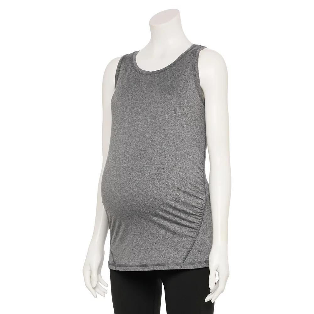Maternity Tek Gear Tank Top, Women's, Size: Medium, Grey Product Image