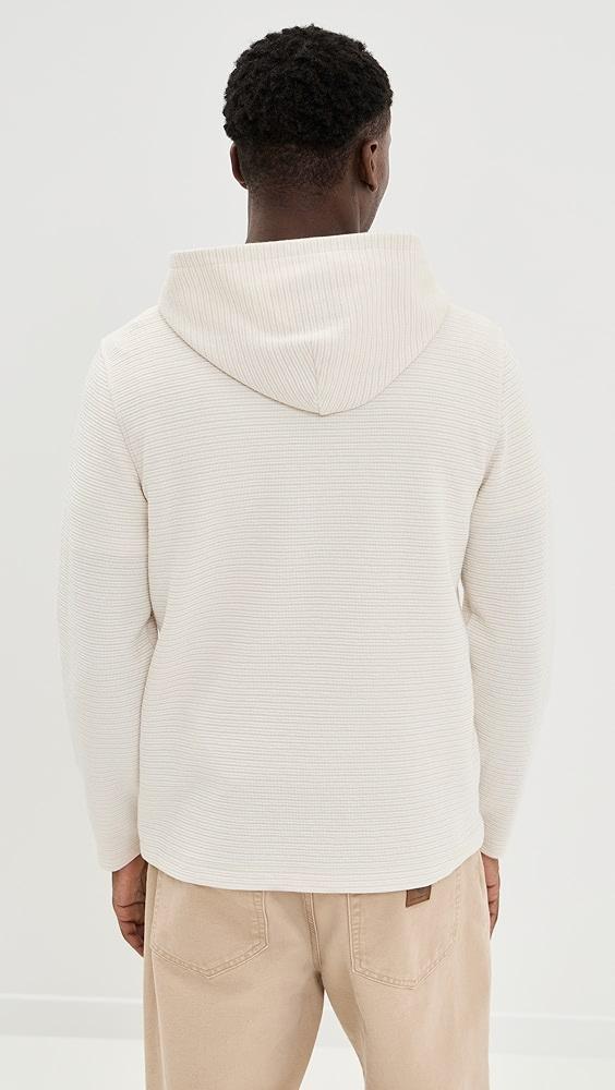 Vince Varigated Striped Double Face Hoodie | Shopbop Product Image