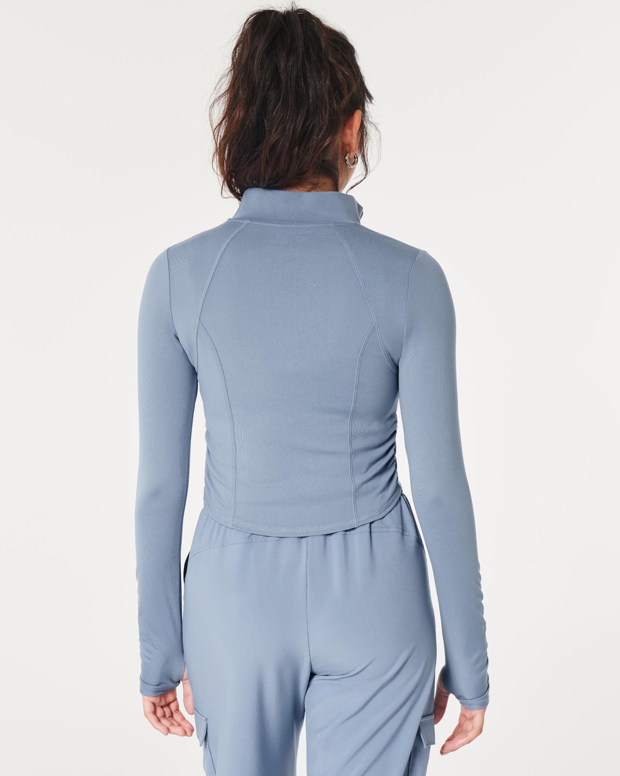 Gilly Hicks Active Recharge Crop Zip-Up Jacket Product Image