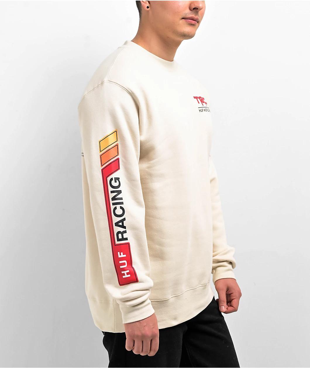 HUF x Toyota TRD Concept Natural Crewneck Sweatshirt Product Image