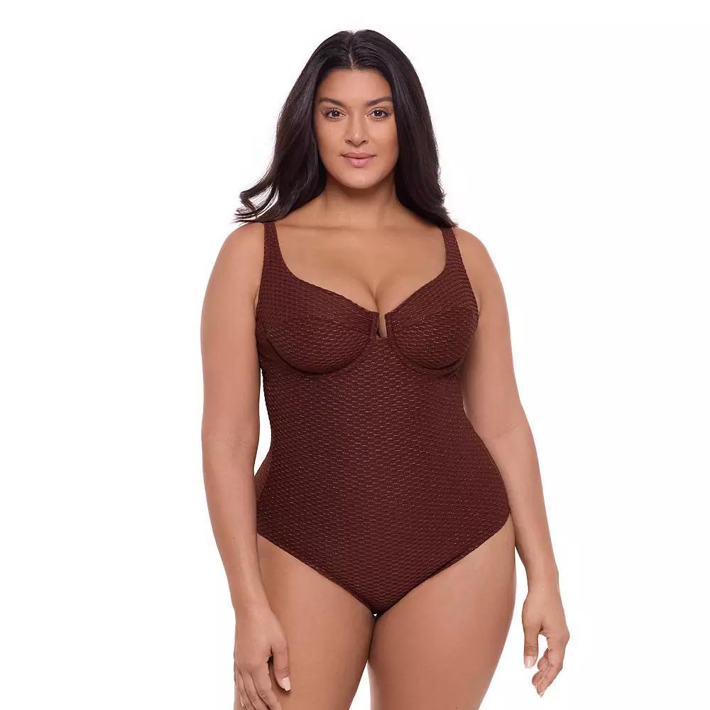 Women's S3 Swim The Underwire One-Piece Swimsuit, Size: Large, Dusk Blue Product Image