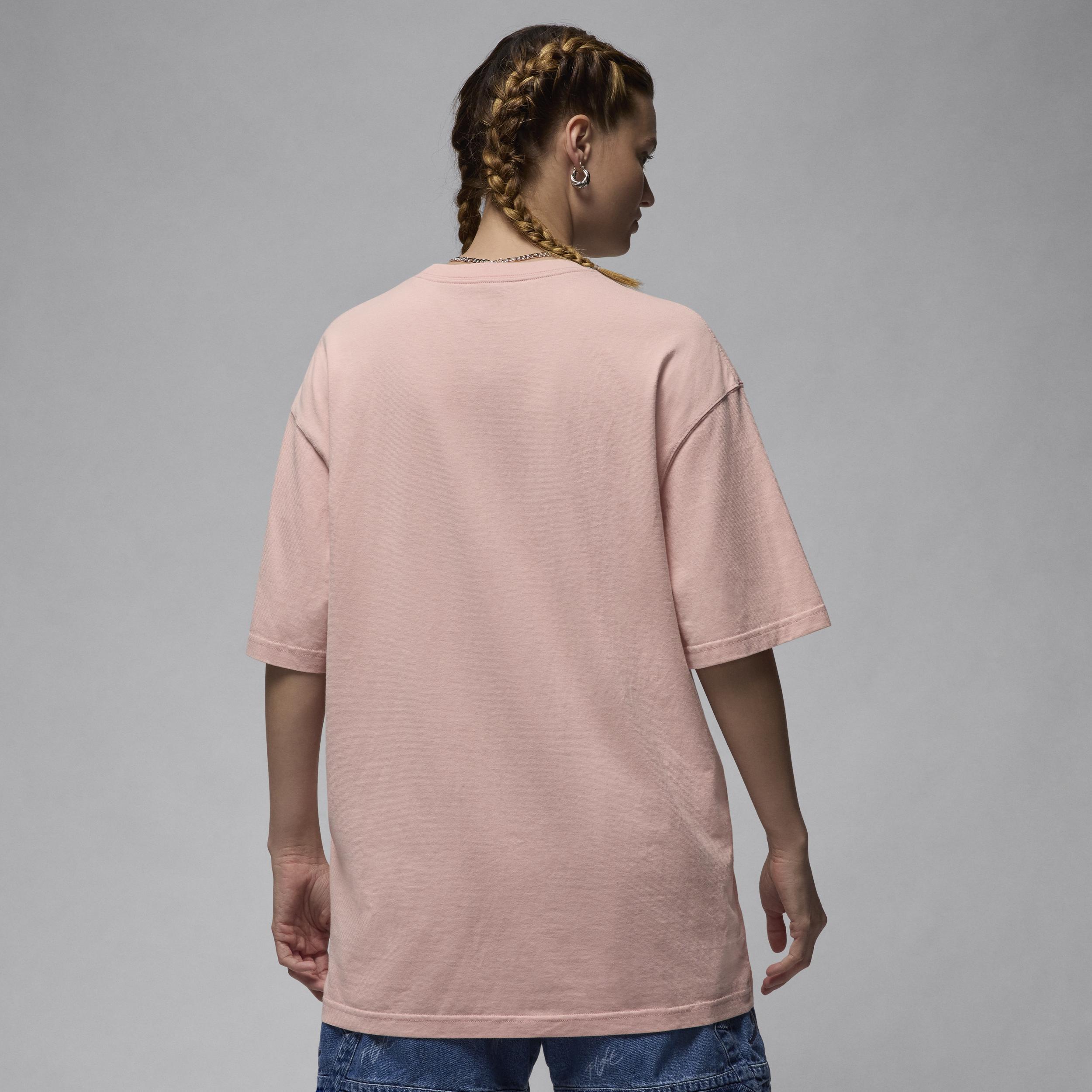 Jordan Womens Short-Sleeve Oversized Graphic T-Shirt Product Image