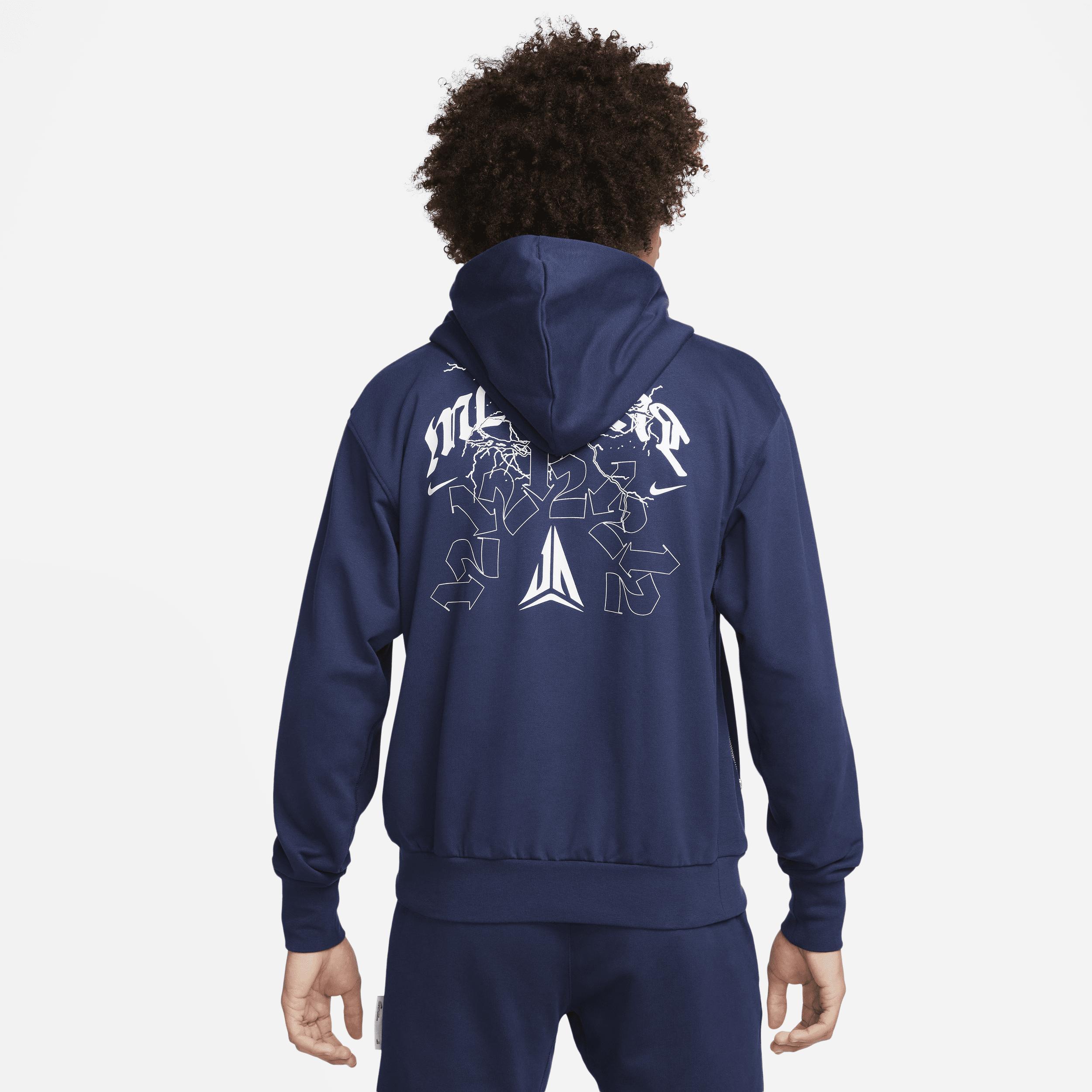 Nike Mens Ja Morant Dri-FIT Standard Issue Pullover - Midnight Navy/Football Grey Product Image