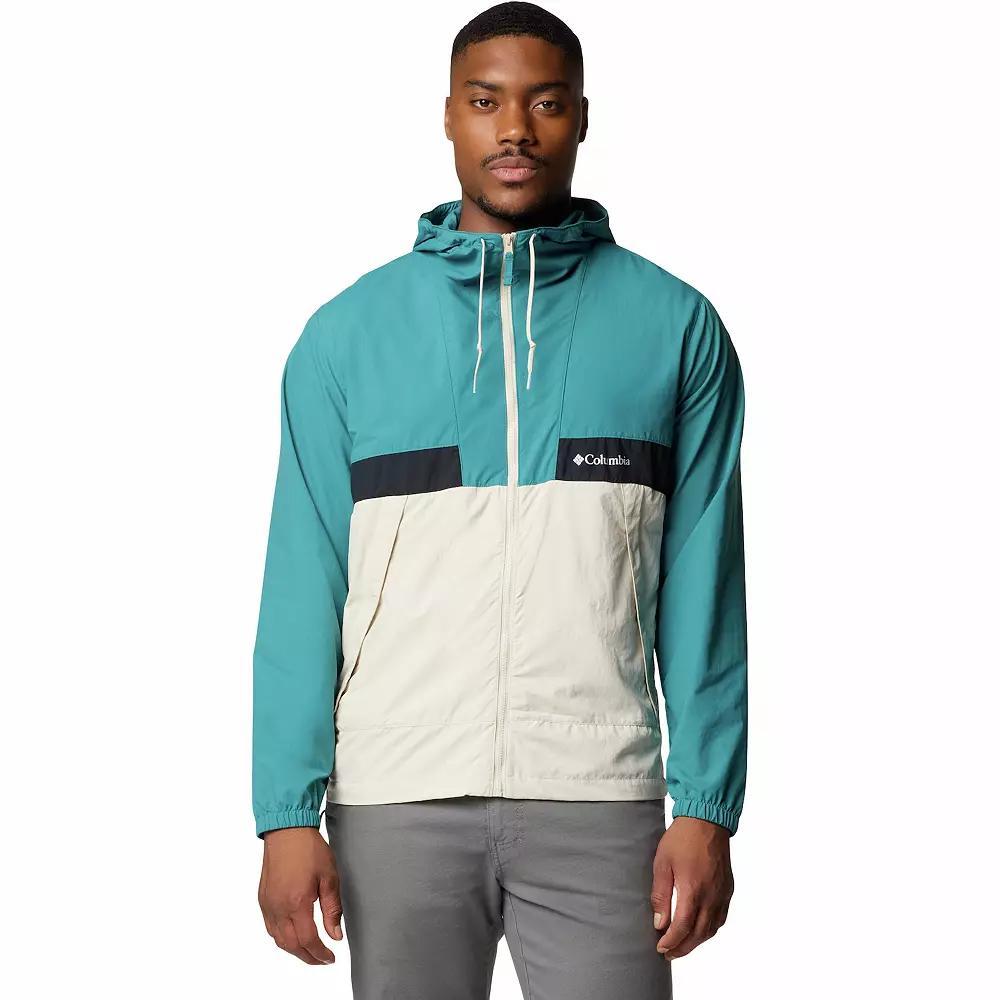 Men's Columbia Spire Valley Hooded Windbreaker, Size: XL, Tuscan Spice Product Image