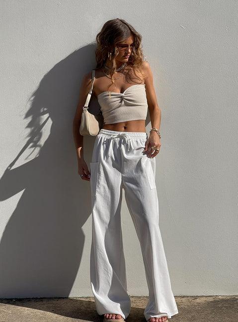 Brunie Pants White Product Image