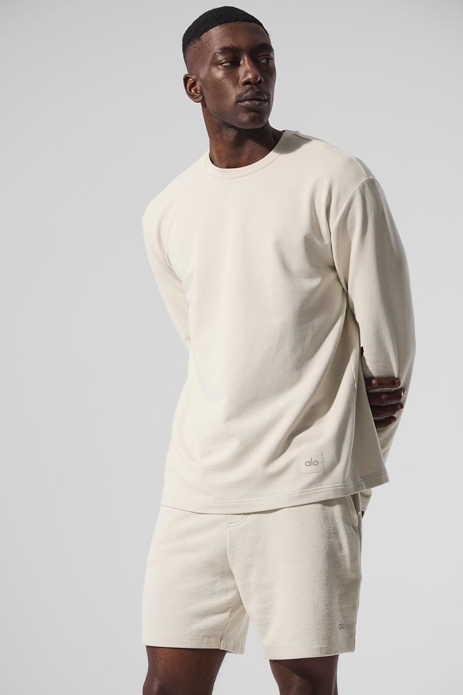 Double Take Long Sleeve Crew - Bone Product Image