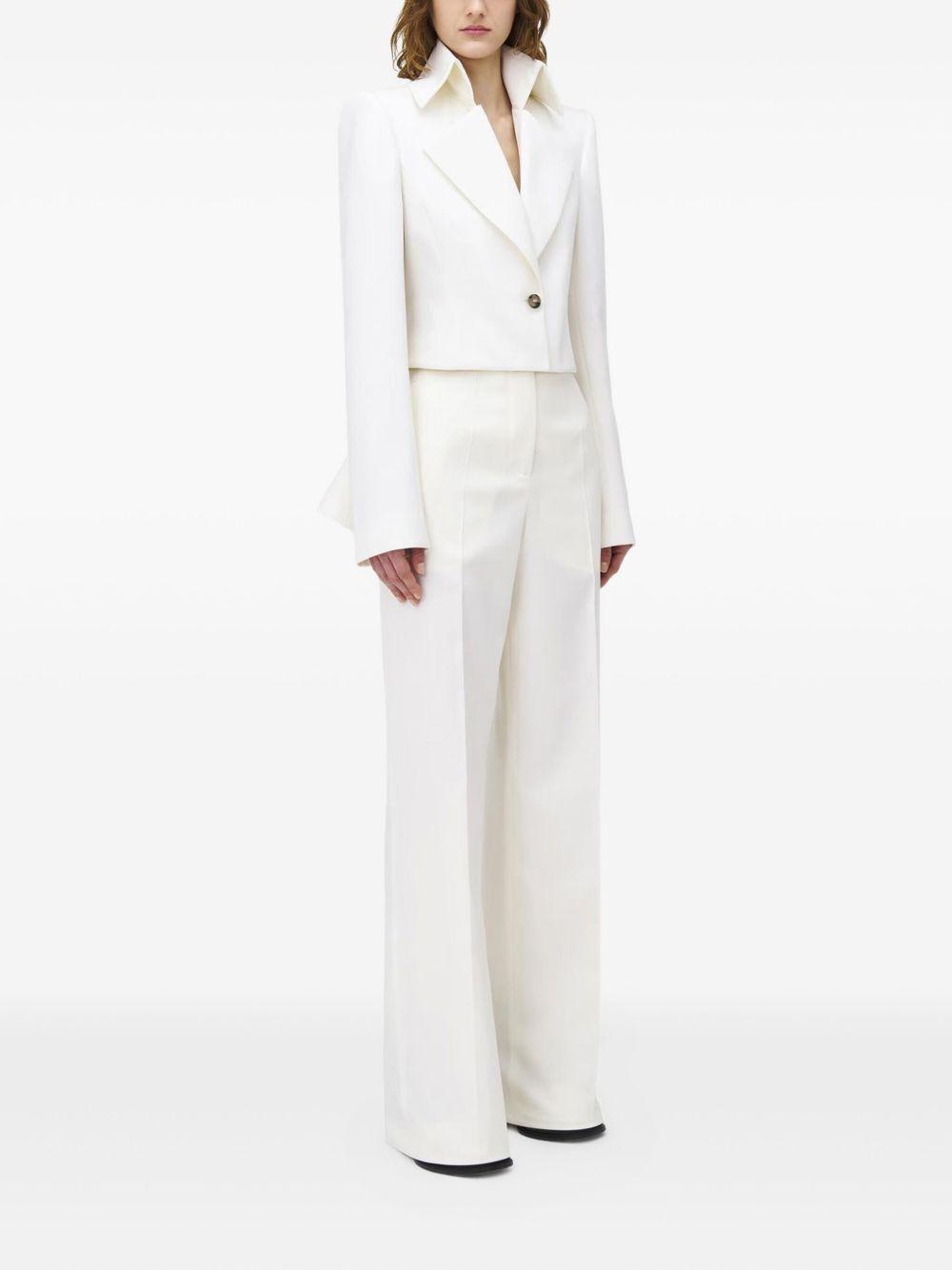 wide-leg wool trousers  Product Image