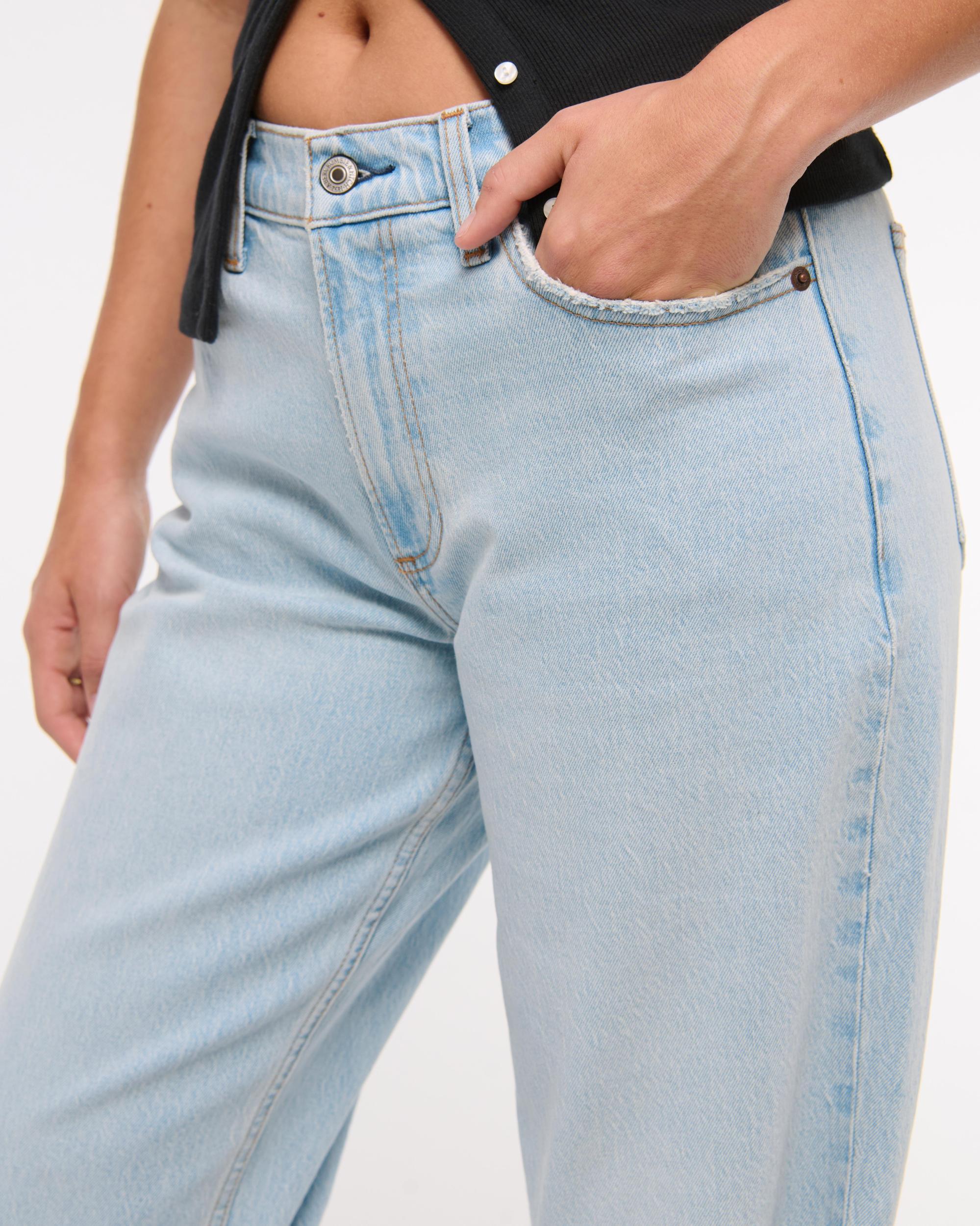 Curve Love Low Rise Baggy Jean Product Image