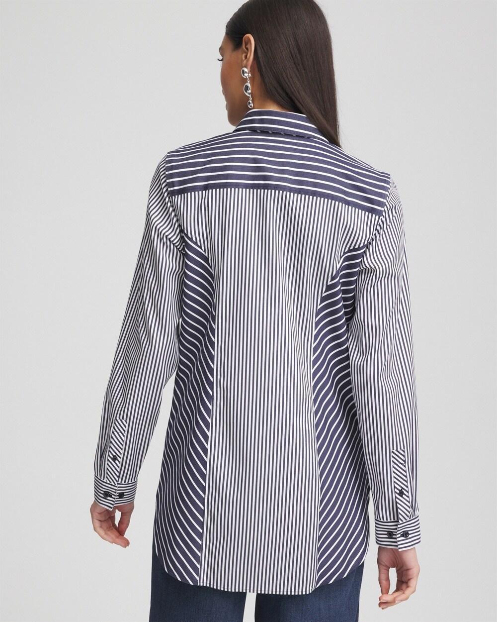 No Iron™ Mixed Stripes Tunic Product Image
