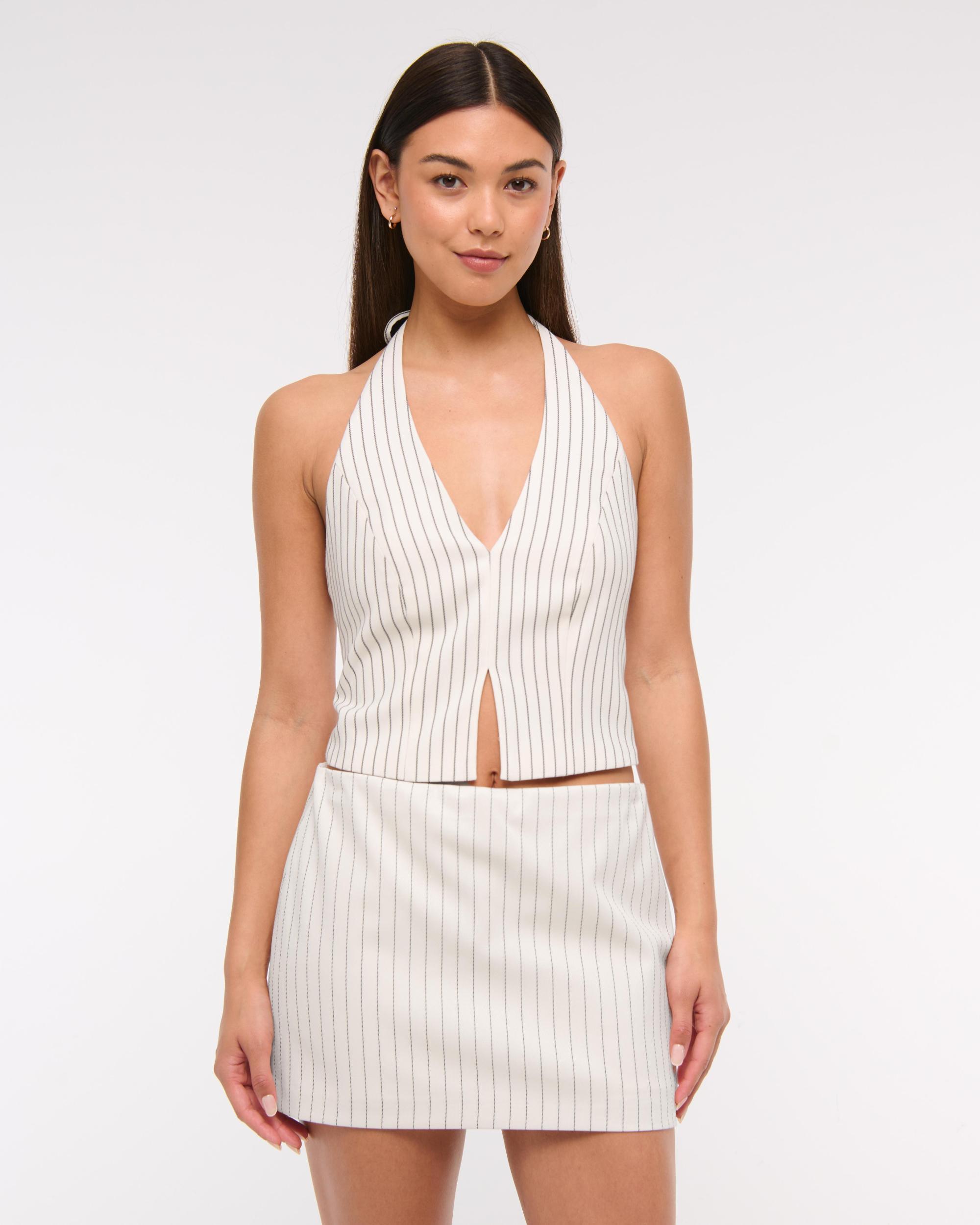 Clean Front Tailored Halter Top Product Image